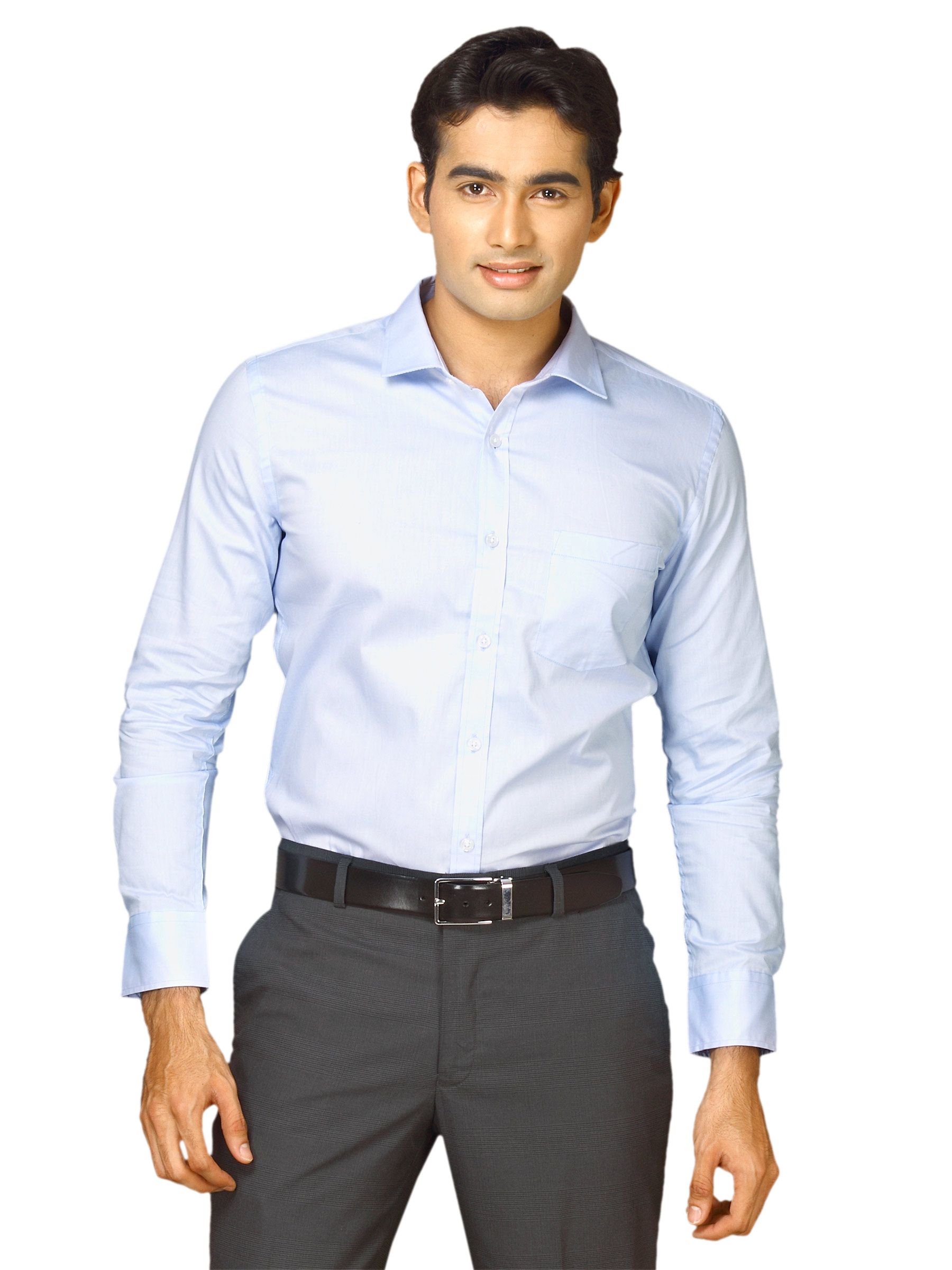 John Miller Men Blue Shirt