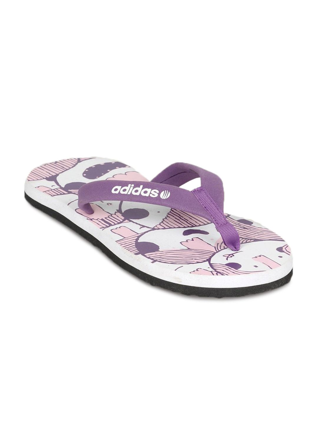 ADIDAS Women's Find Me White Flip Flop