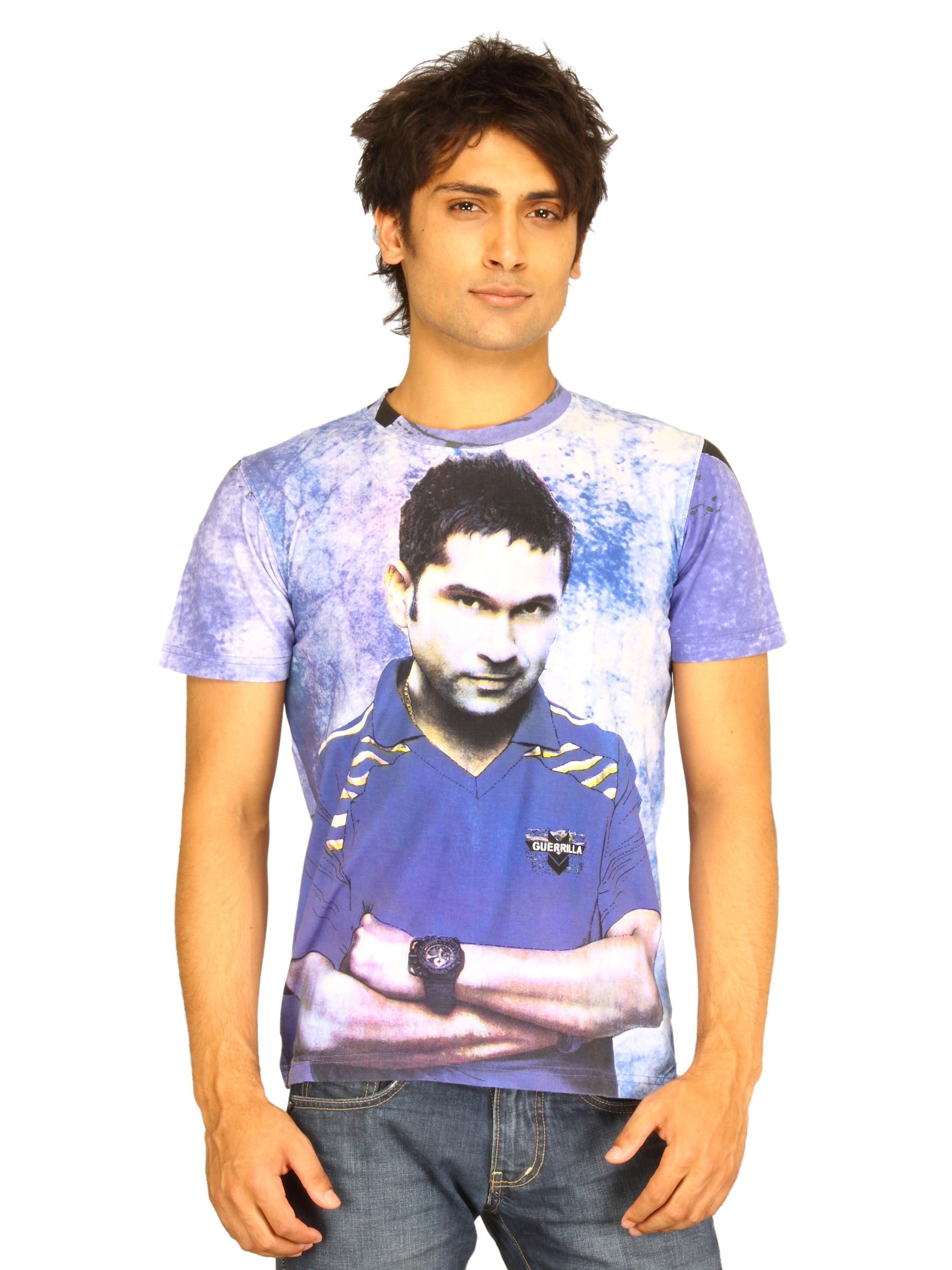 Guerrilla Men's Sachin Blue T-shirt