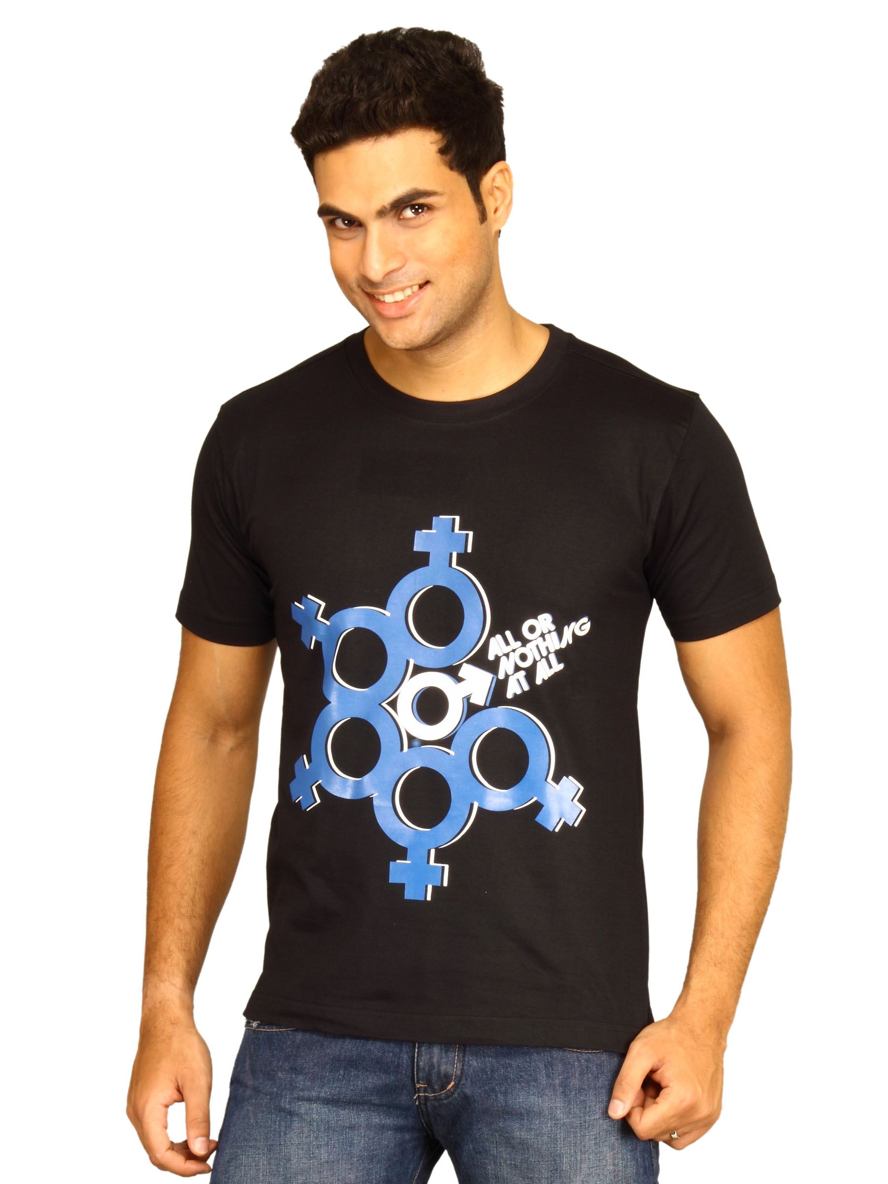 Myntra Men's All or Nothing at All T-shirt