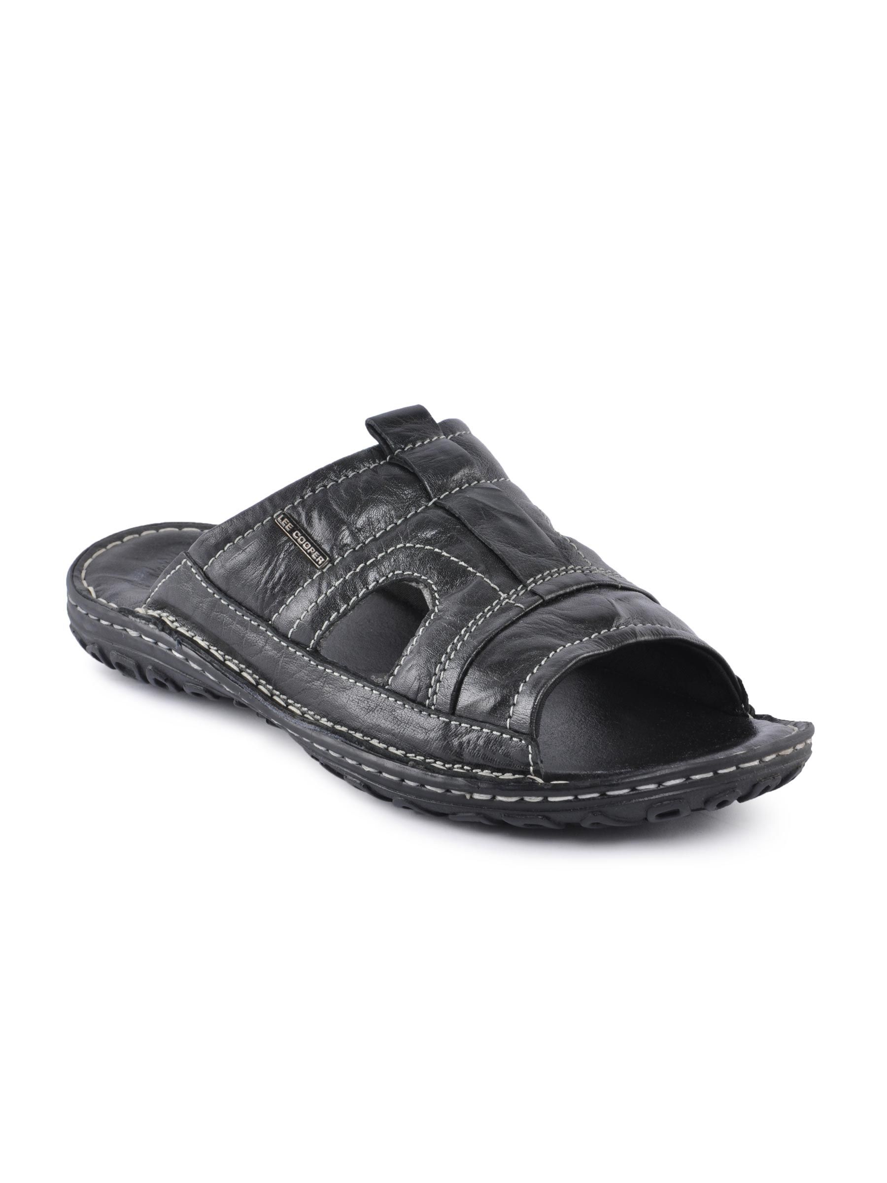 Lee Cooper Men Classic Black Sandals