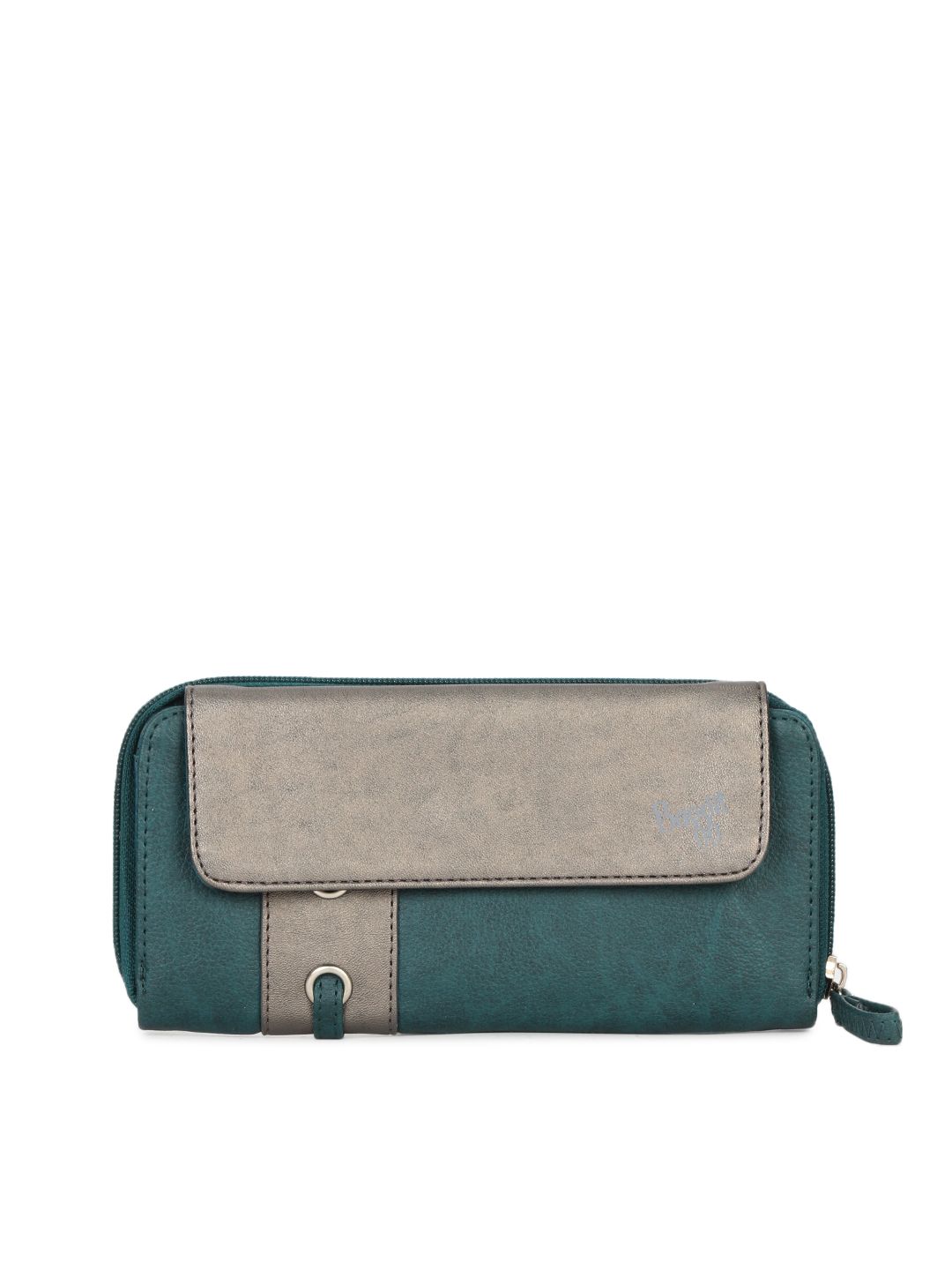 Baggit Women Bleed Taj Teal Wallet