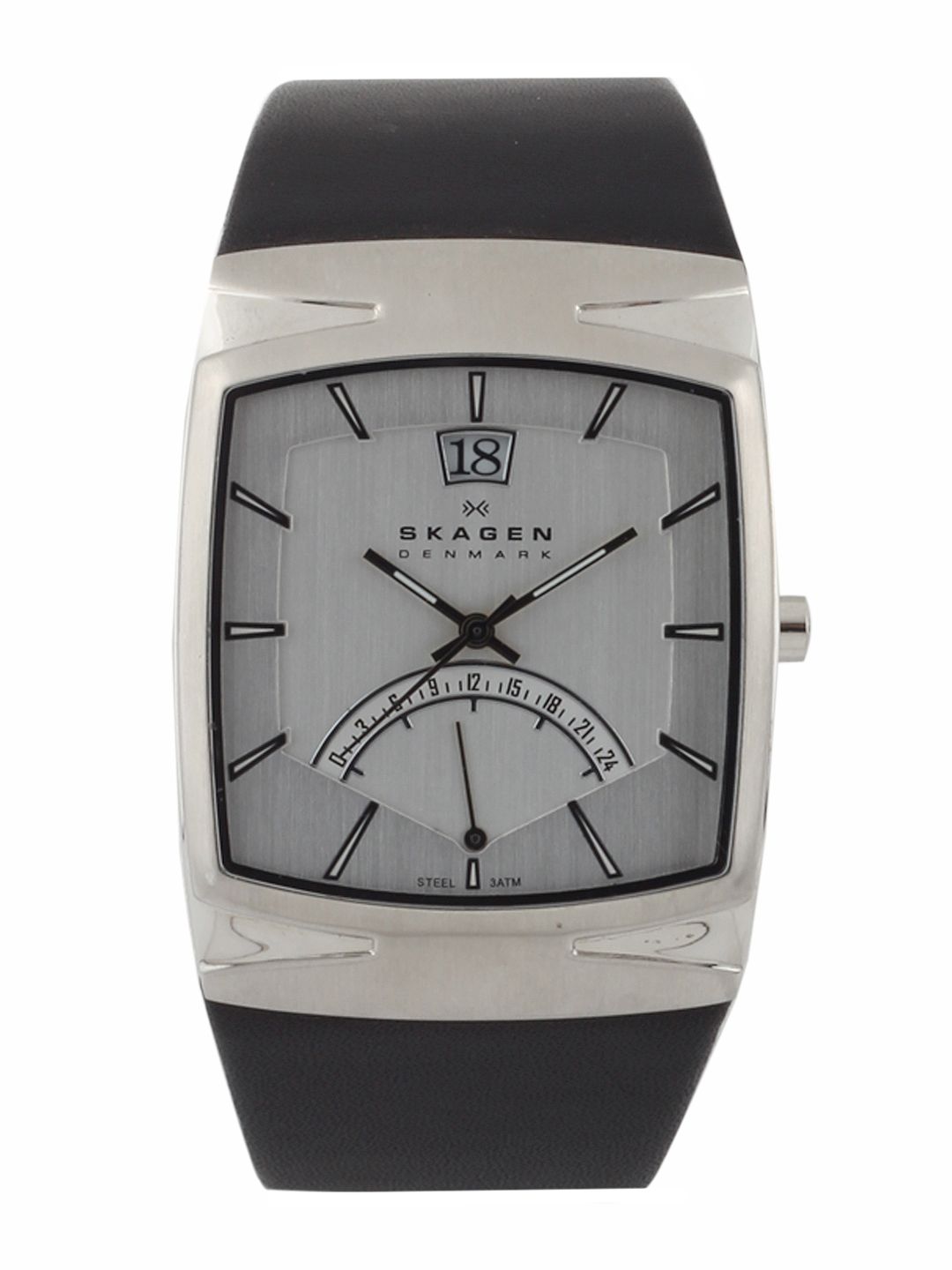 SKAGEN DENMARK Men Silver-Toned Dial Watch 568LSLZM
