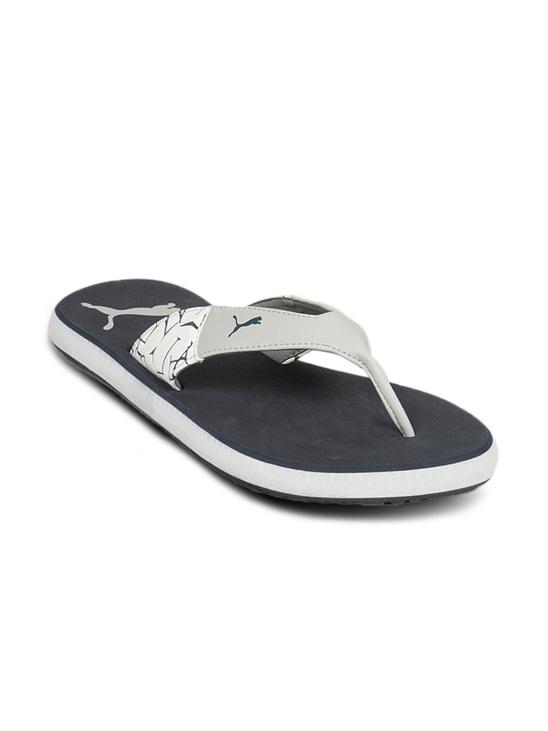 Puma Men's Winglet Grey Navy Flip Flop