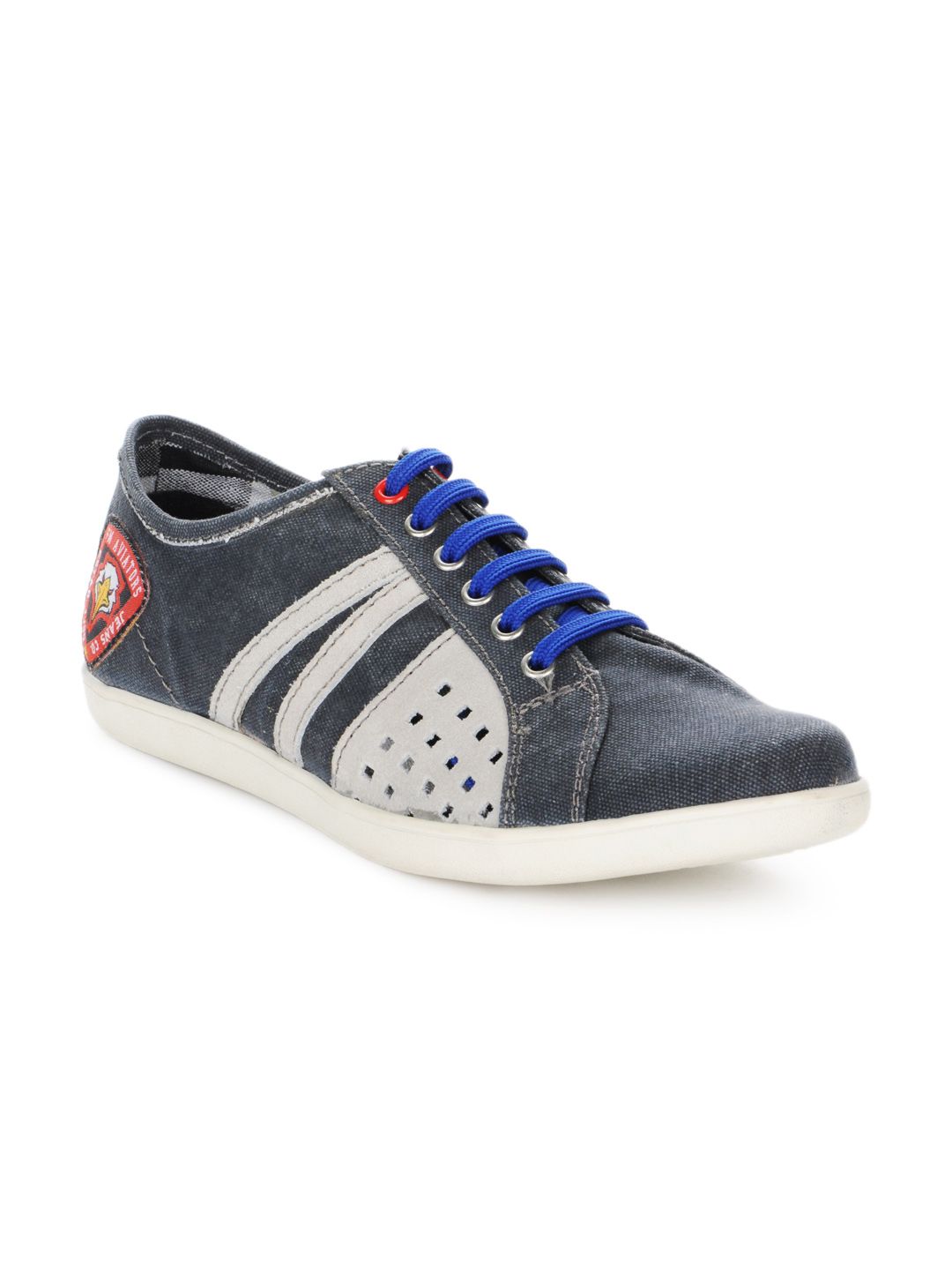 Flying Machine Men Blue Shoes