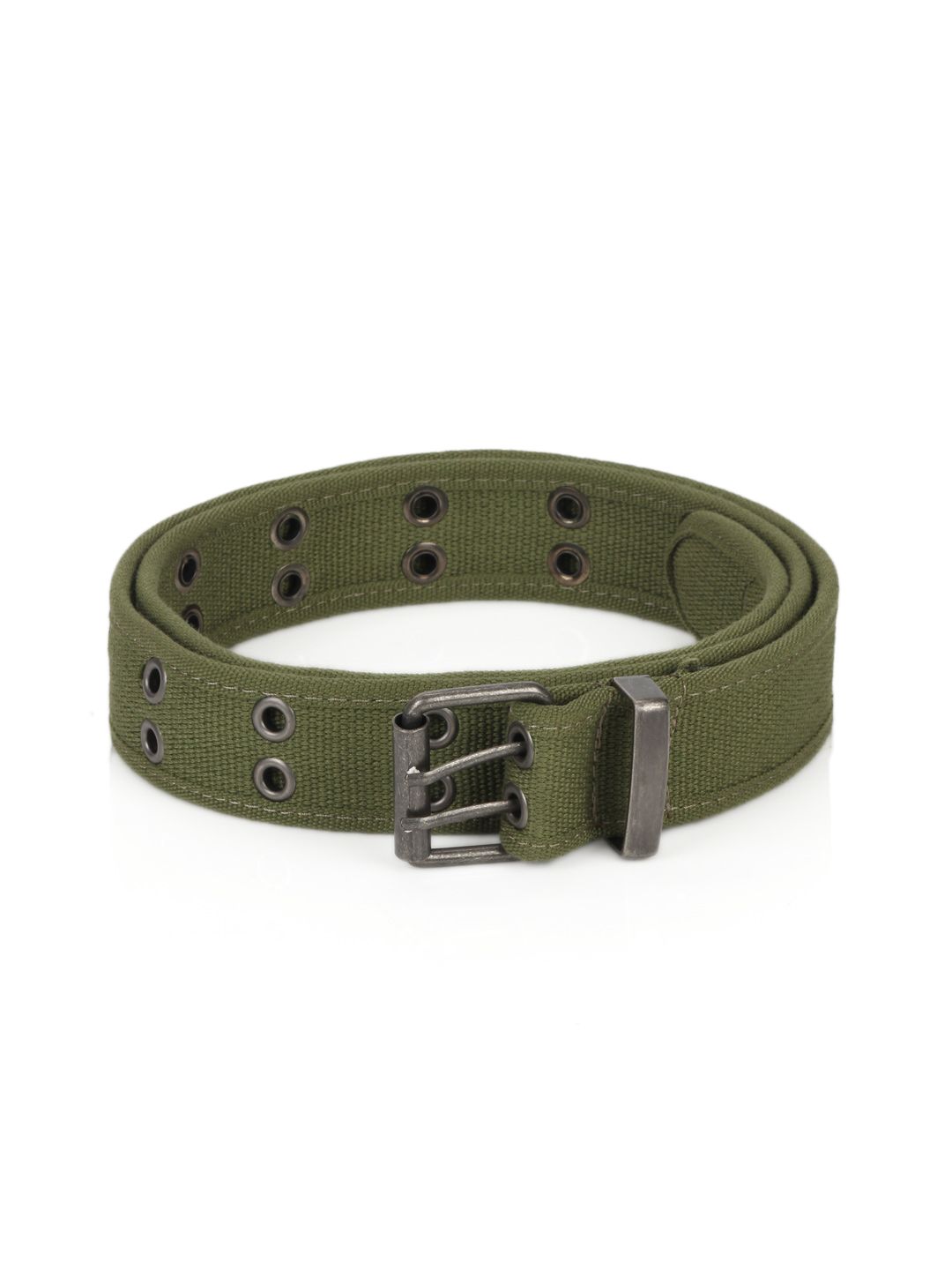 Flying Machine Men Woven Green Belt