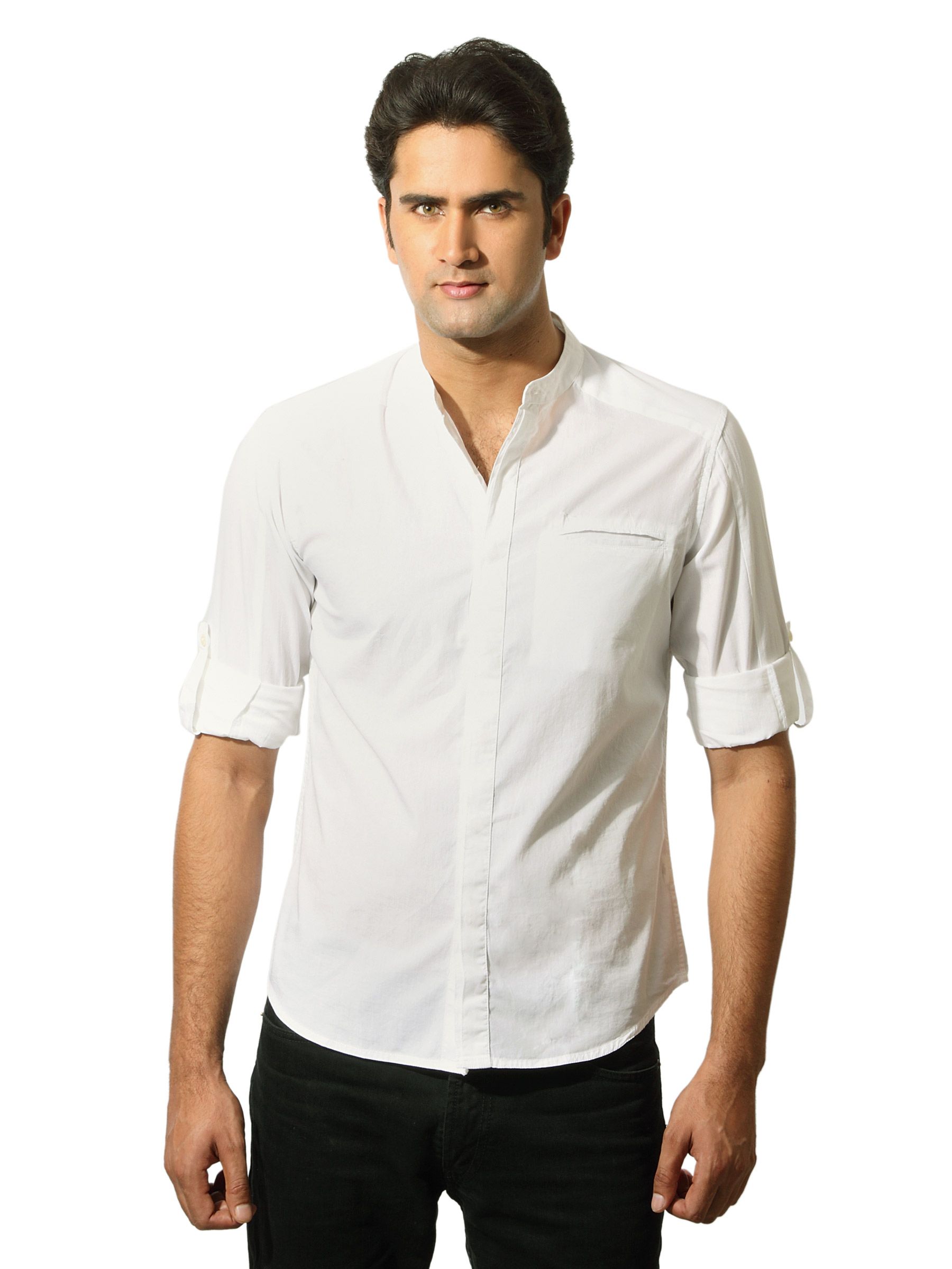 Flying Machine Men White Shirt