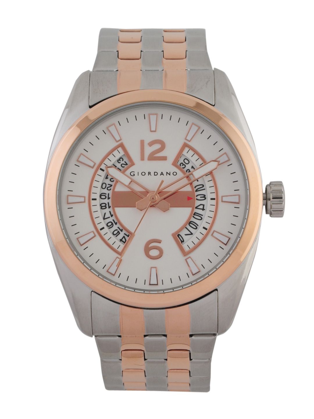 Giordano Men White Dial Watch