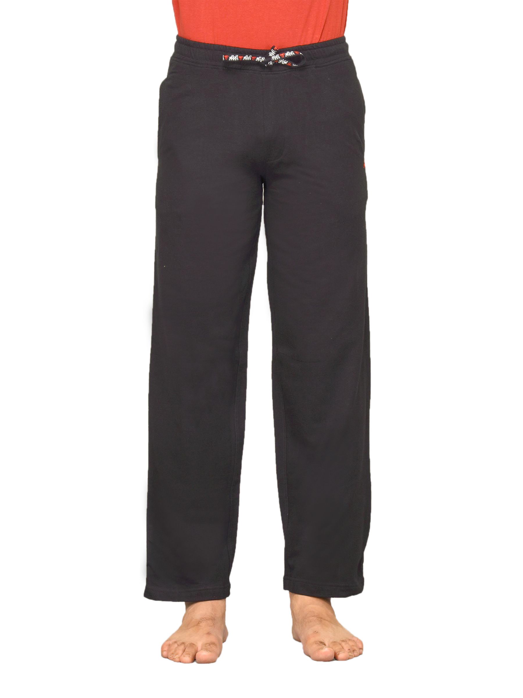 Urban Yoga Men's Bottom Black Track Pant
