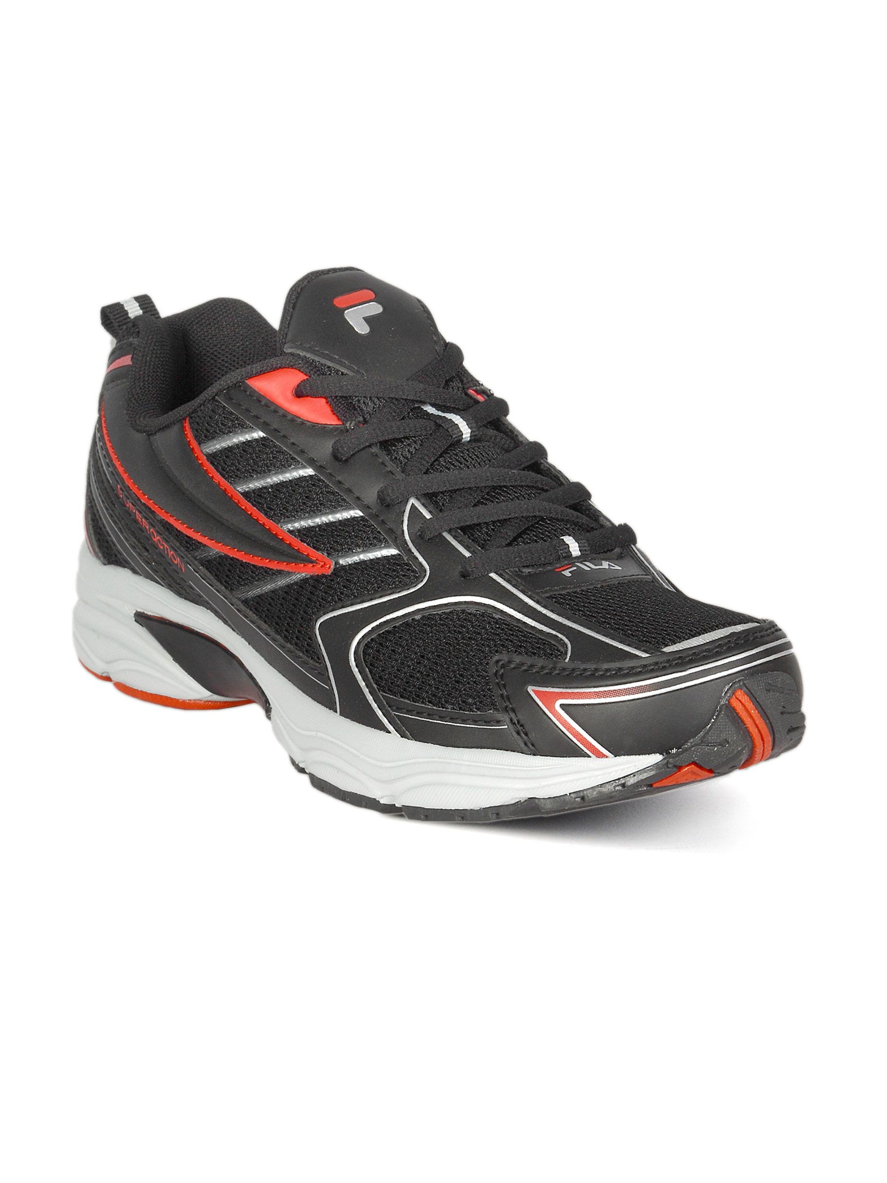 Fila Men's Breath Black Red Shoe