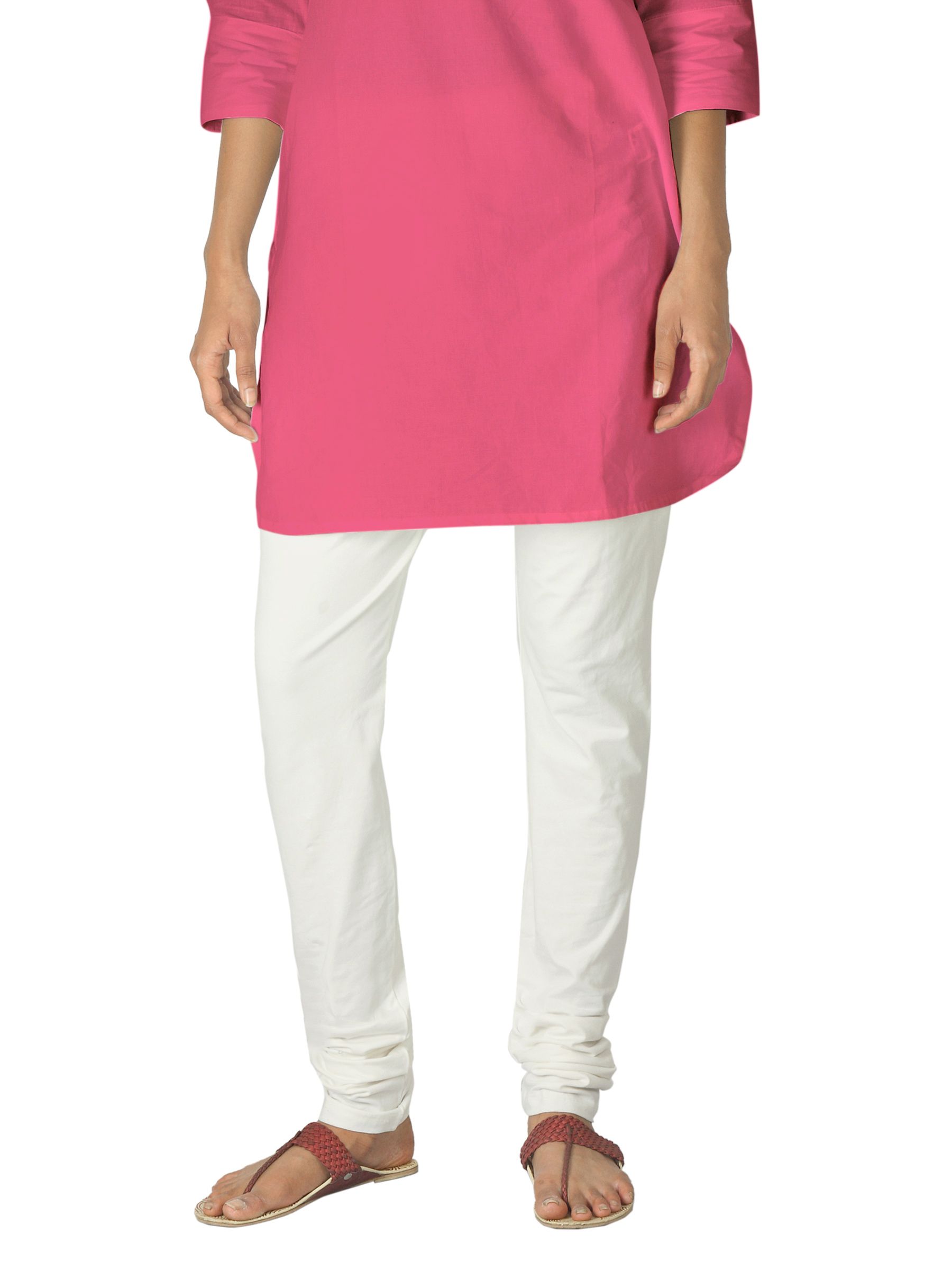Fabindia Women Cream Leggings