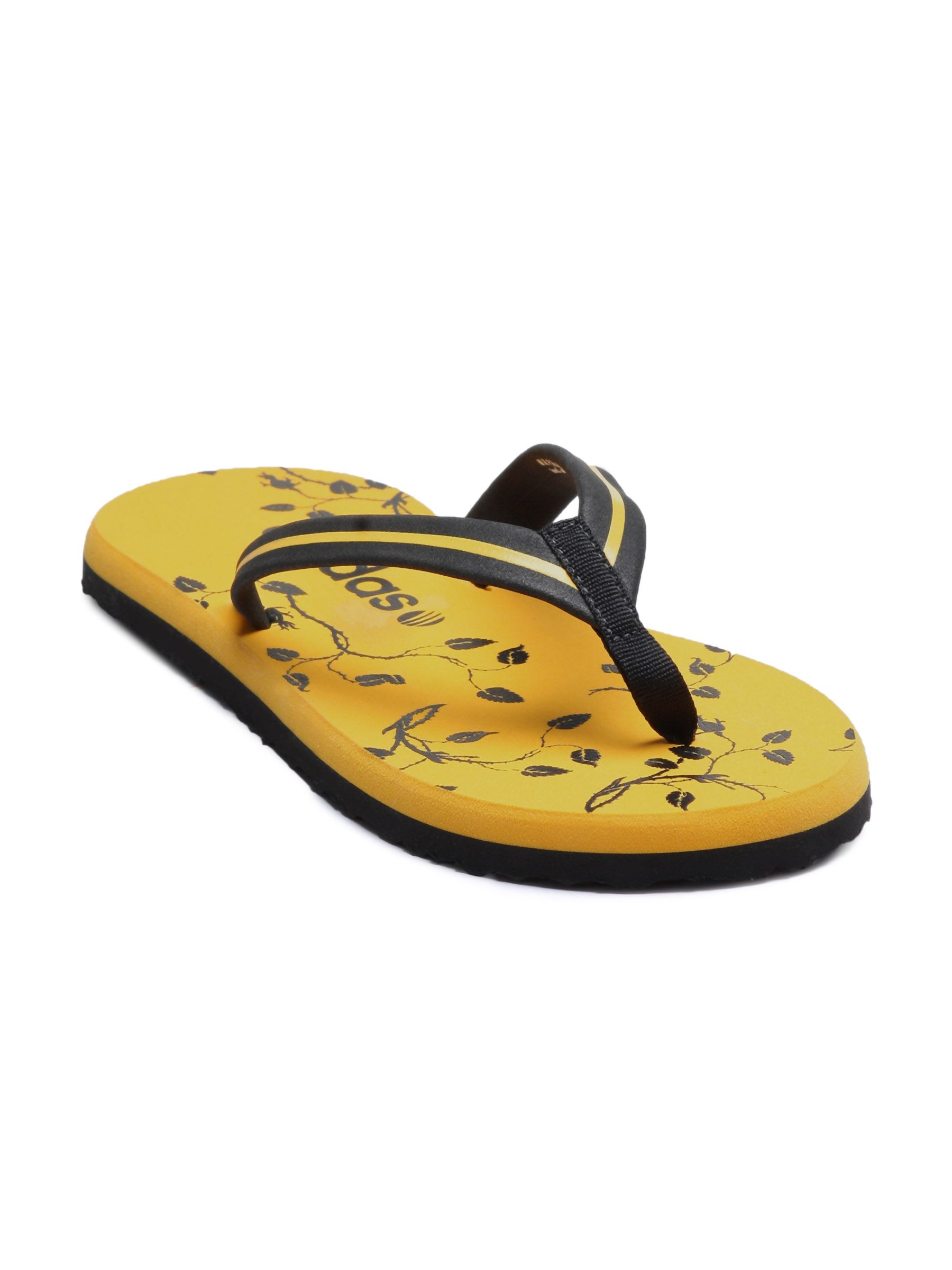 ADIDAS Women Vines Yellow Flip Flops
