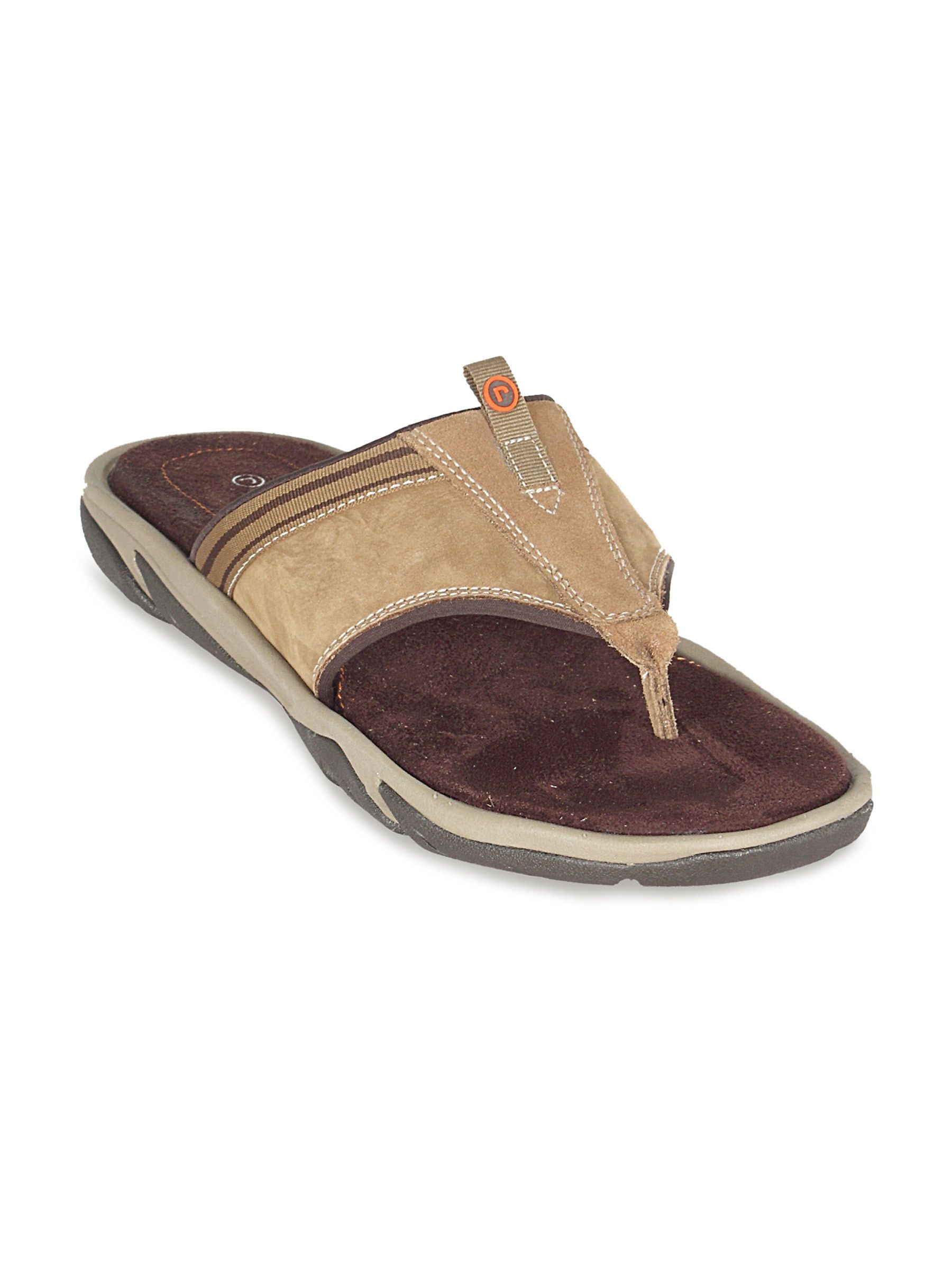 Rockport Men's Jelba Brown Flip Flop