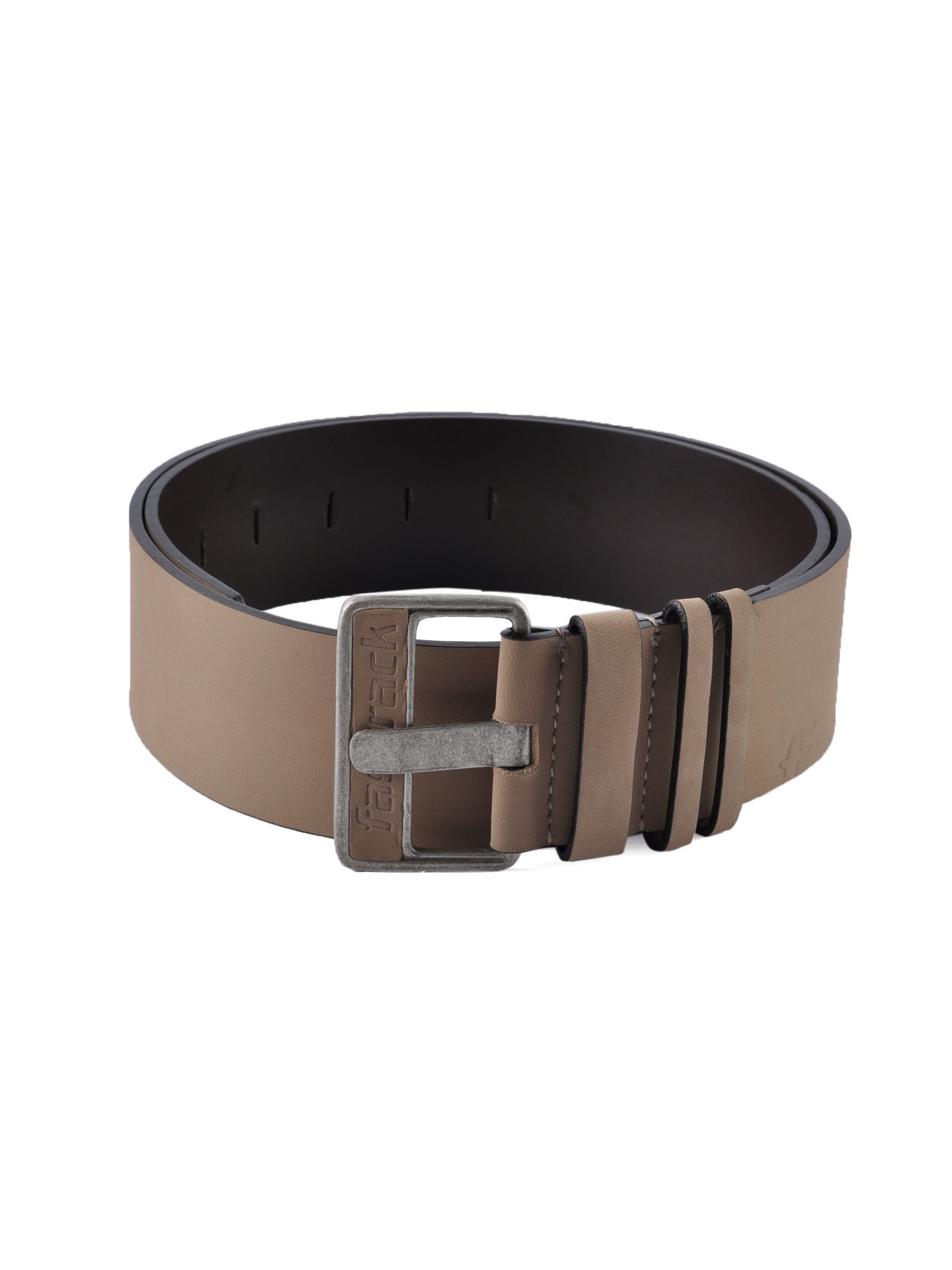 Fastrack Women Leatherette Beige Belt