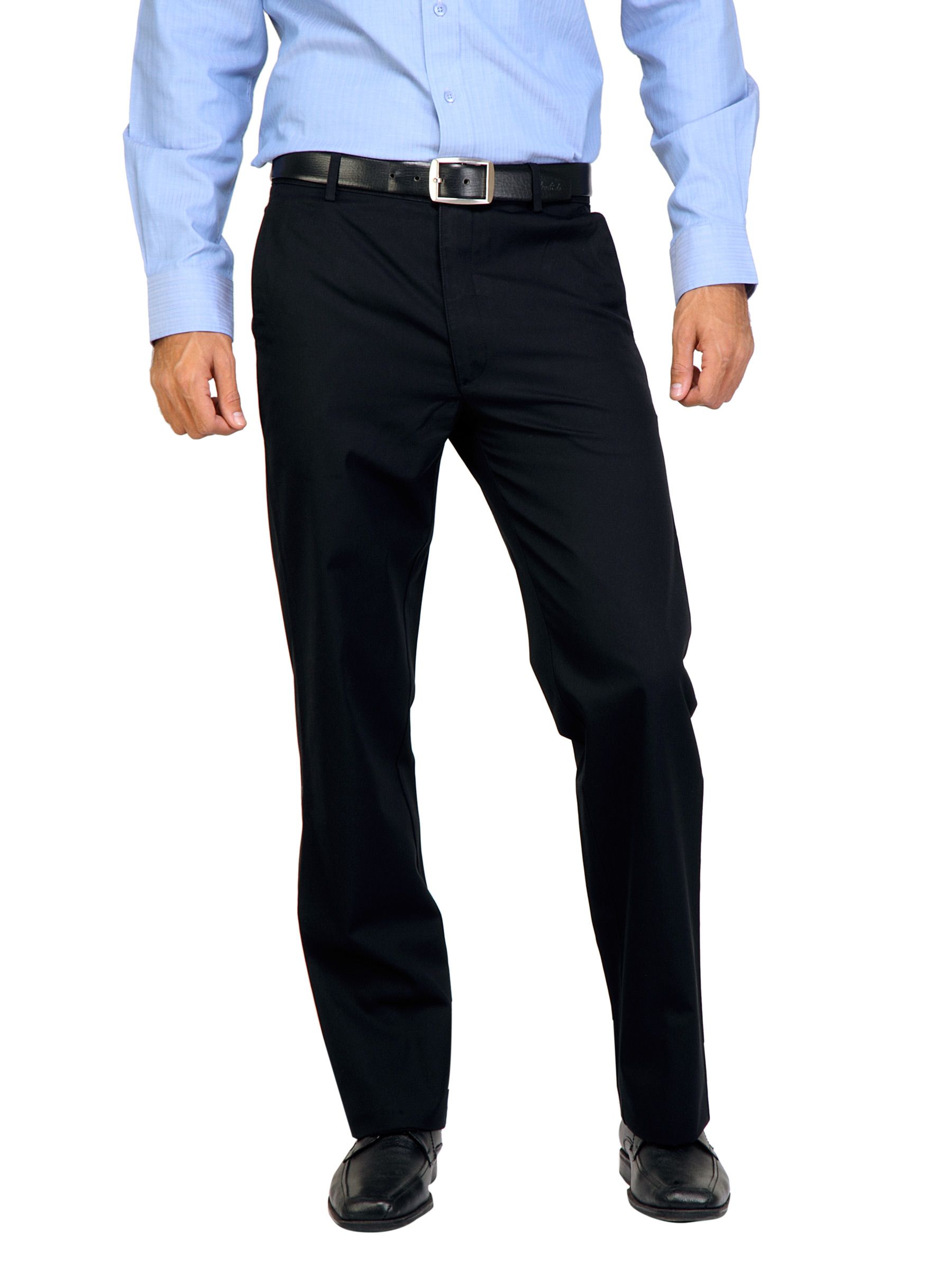 Arrow  Men Solid Black Trousers