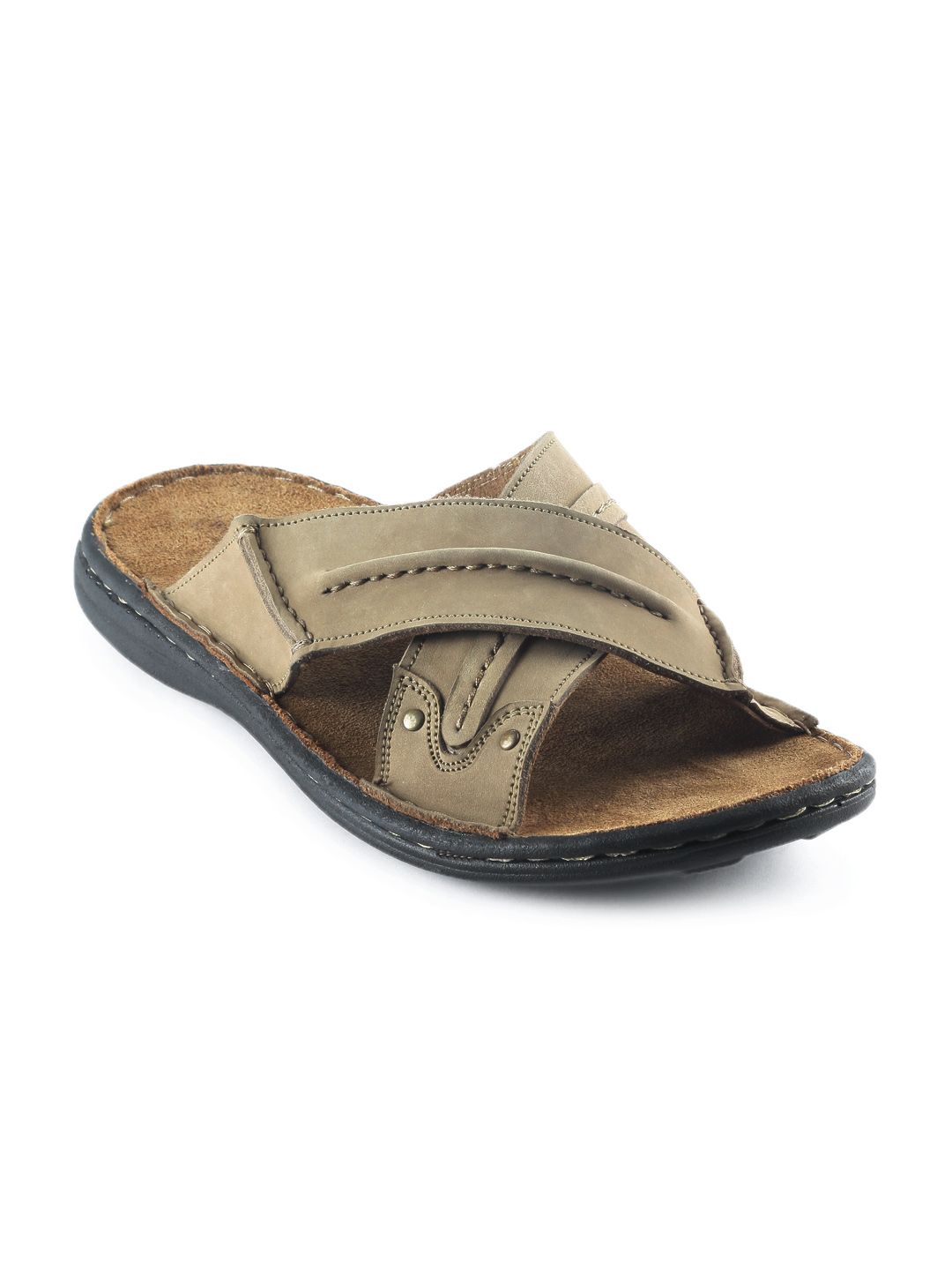 Woodland Men Khaki Casual Sandals
