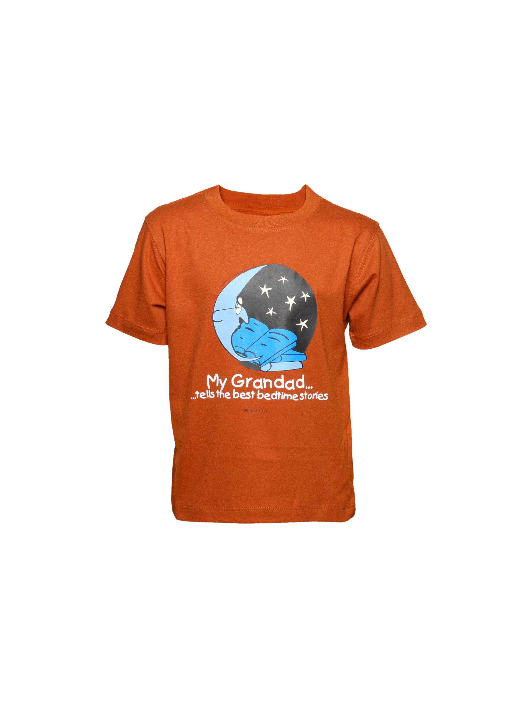 Tantra Kid's Unisex Grandad Brick Orange Kidswear