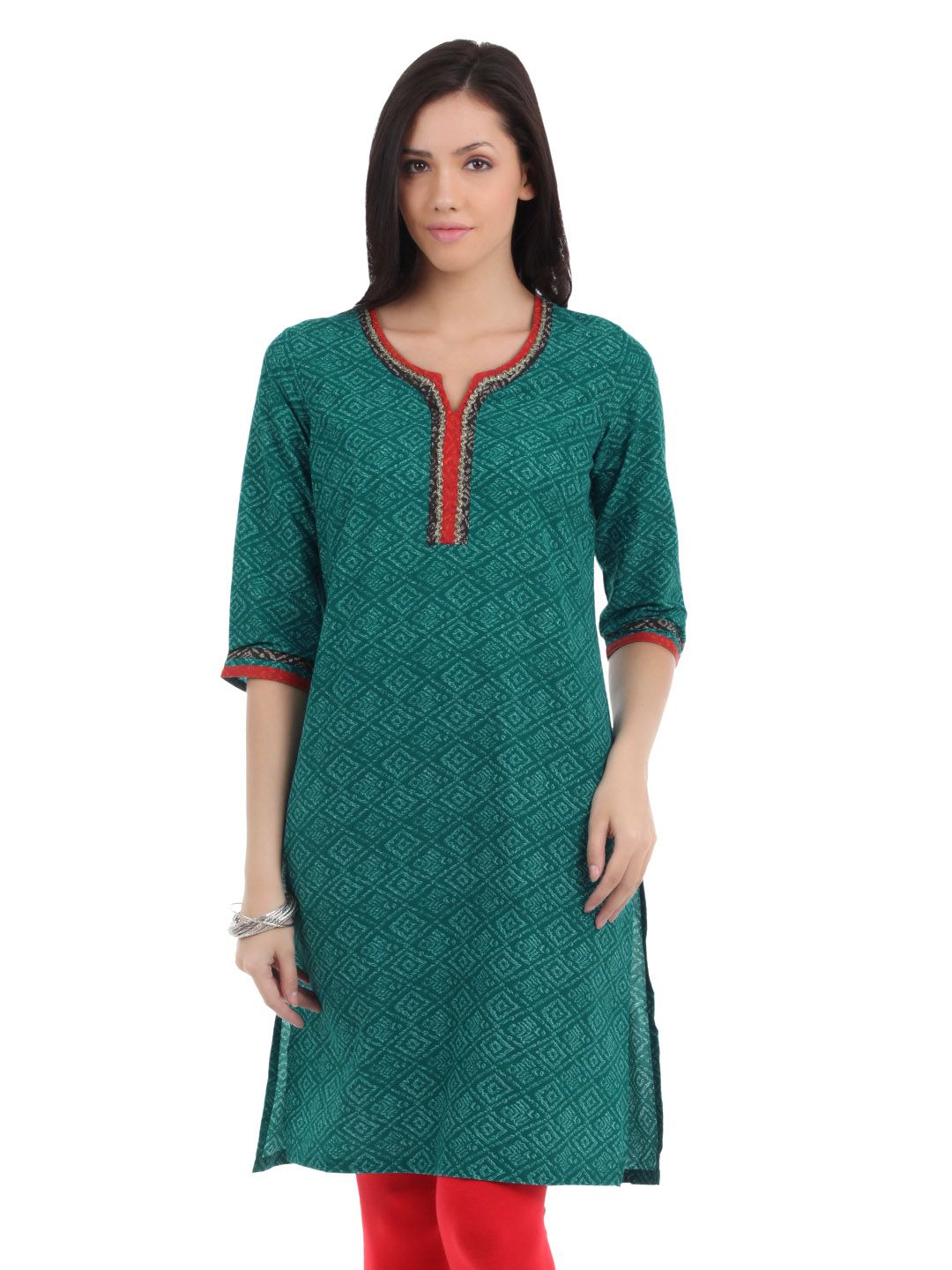 Aurelia Women Teal Kurta