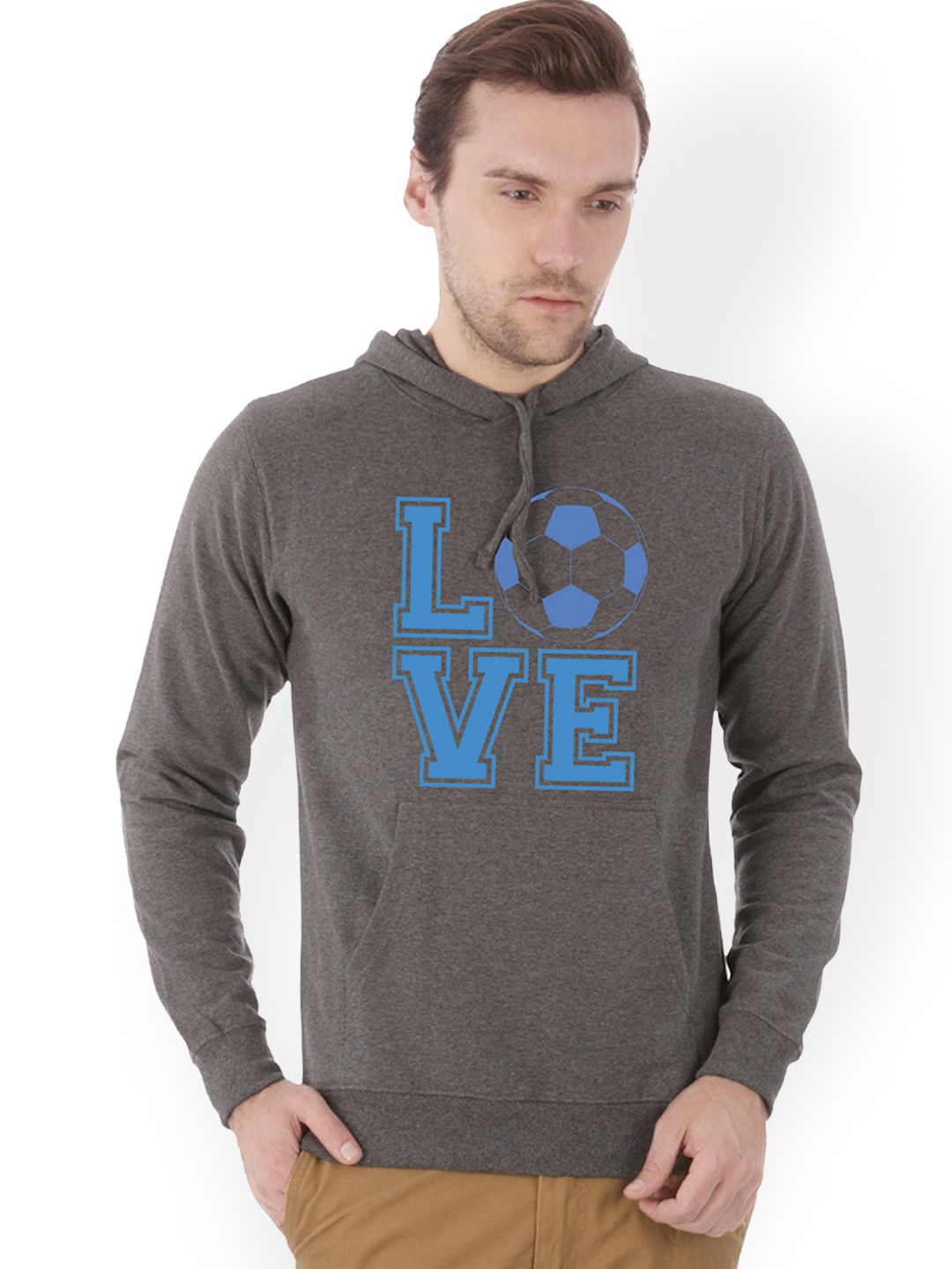 cahoot Campus Sutra Men Charcoal Grey Printed Hooded Sweatshirt-picture-35