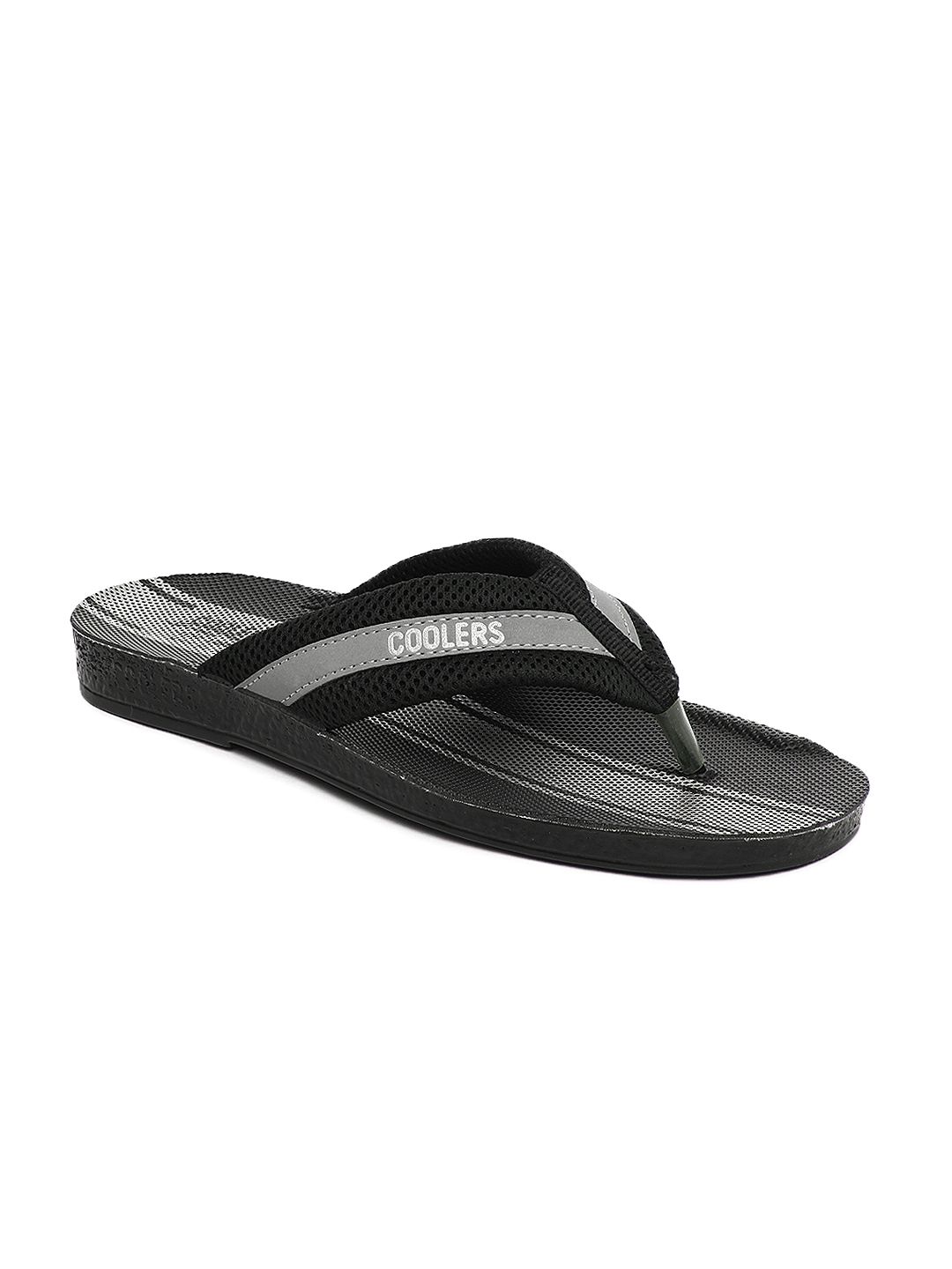 Coolers Men Black Pokar Flip Flops