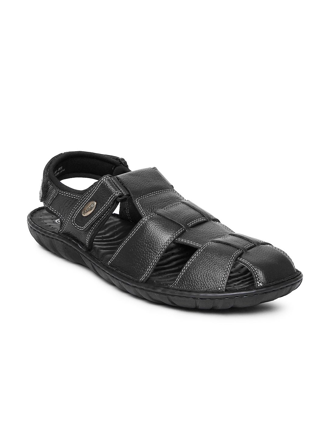 Buy Dr. Scholl Men Black Sandals - 323 - Footwear for Men - 344172