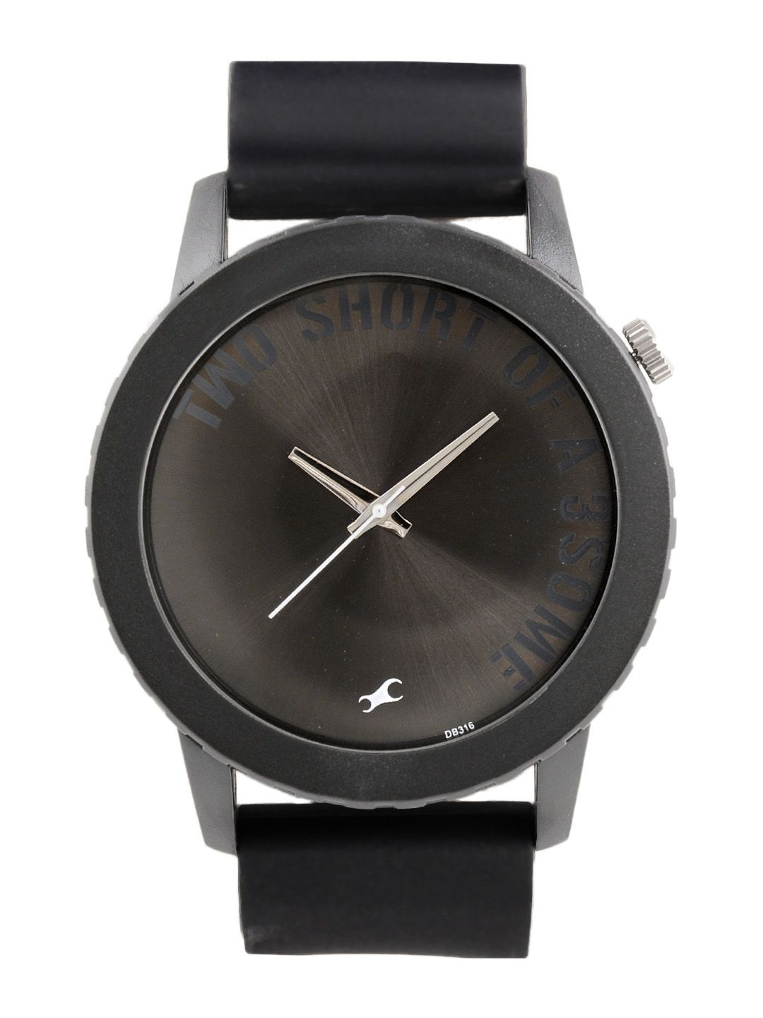 Fastrack Men Black Dial Watch 9912PP04