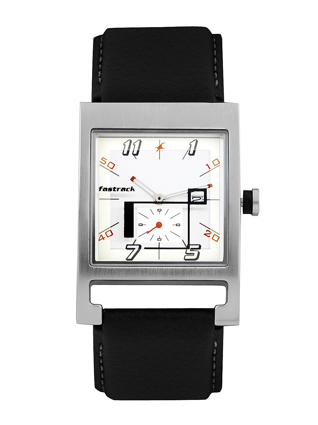 Fastrack Men Silver-Toned Dial Watch NA1387SL02