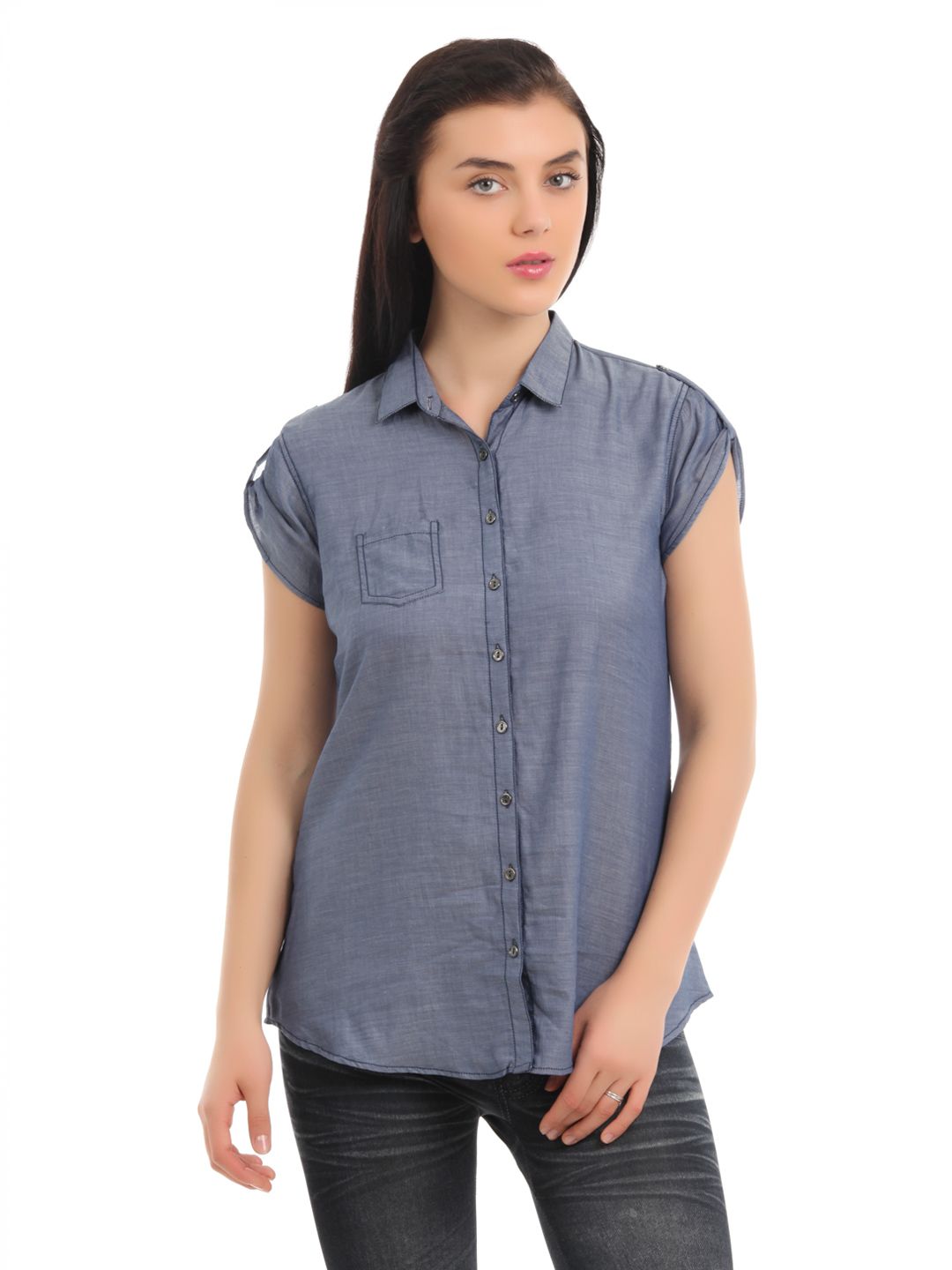 Femella Women Blue Shirt