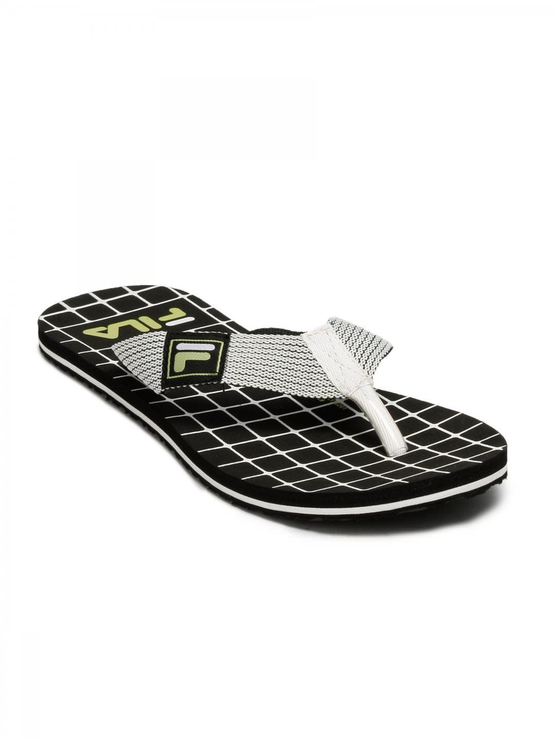 Fila Men Black Cage Flip Flops