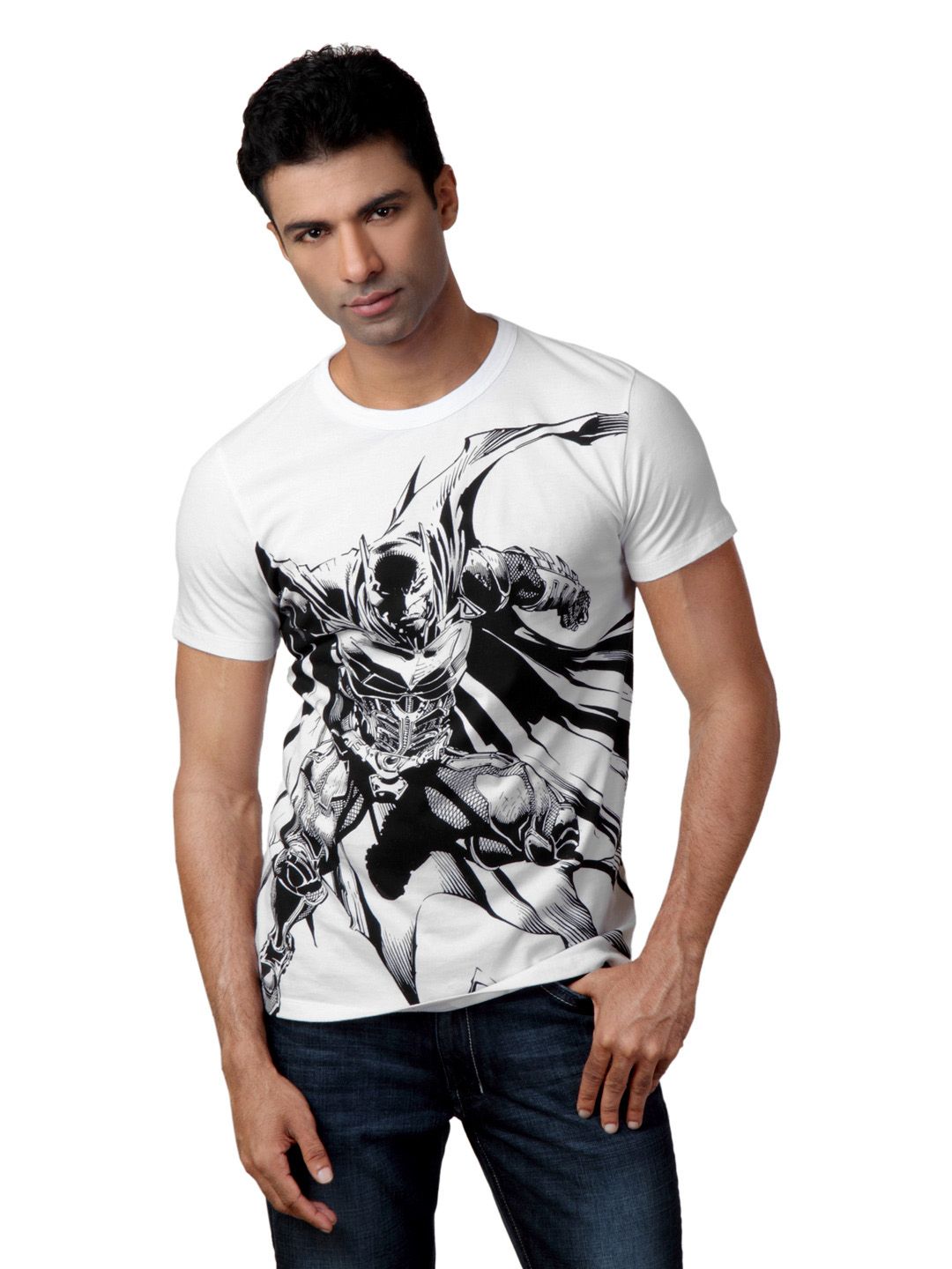 French Connection Men White T-shirt