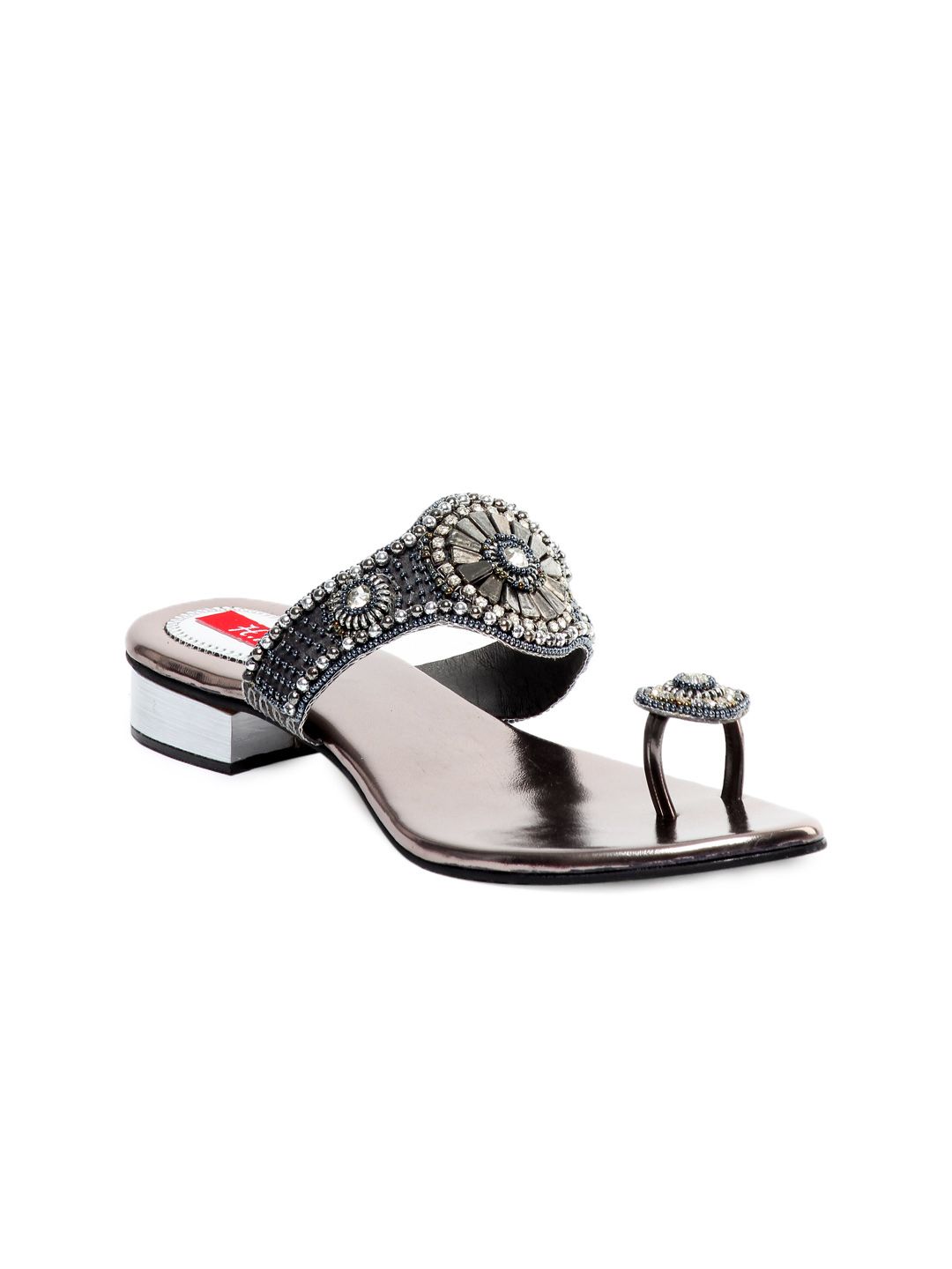 HM Women Metallic Flats