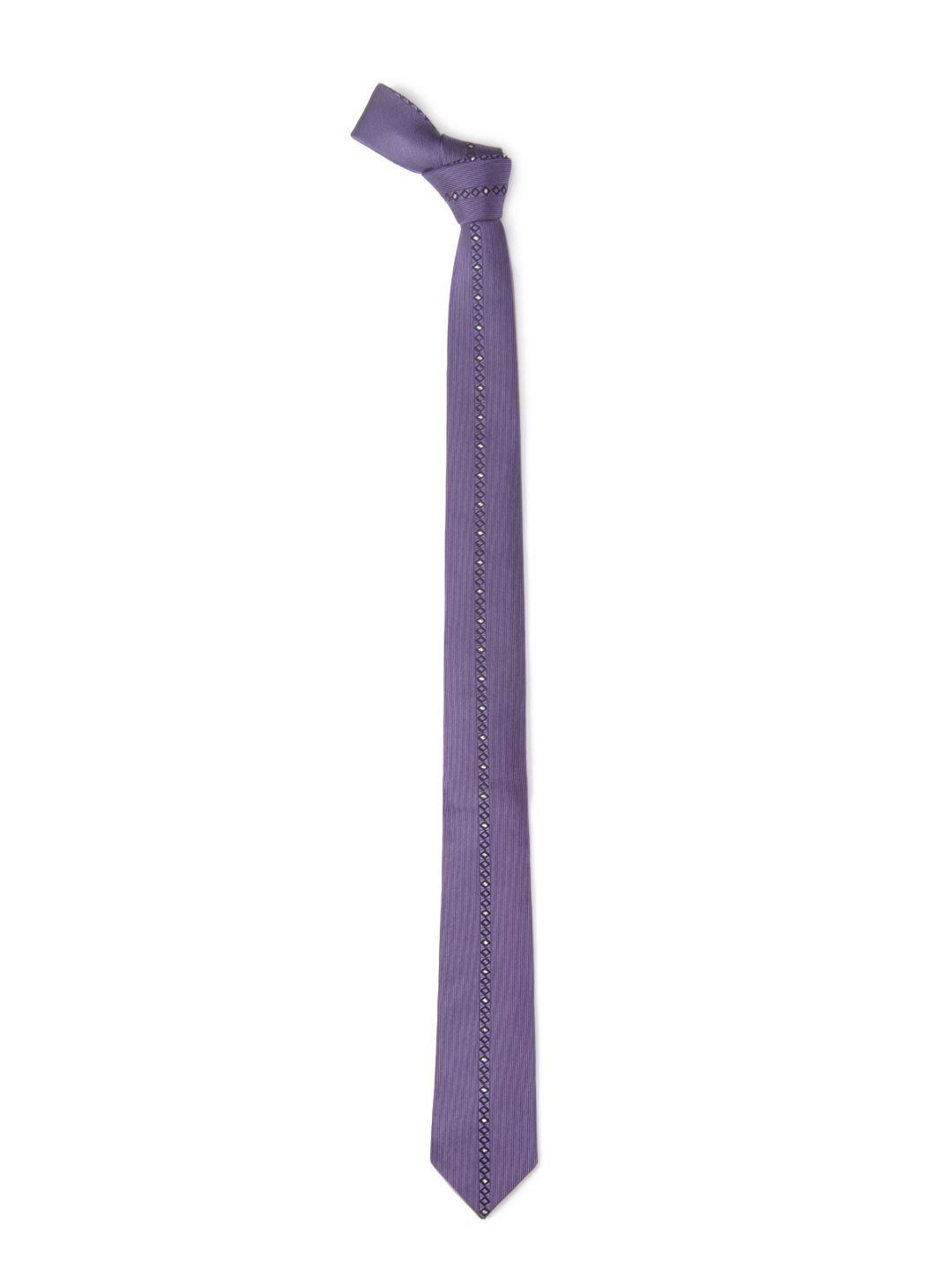 Hakashi Men Purple Silk Tie