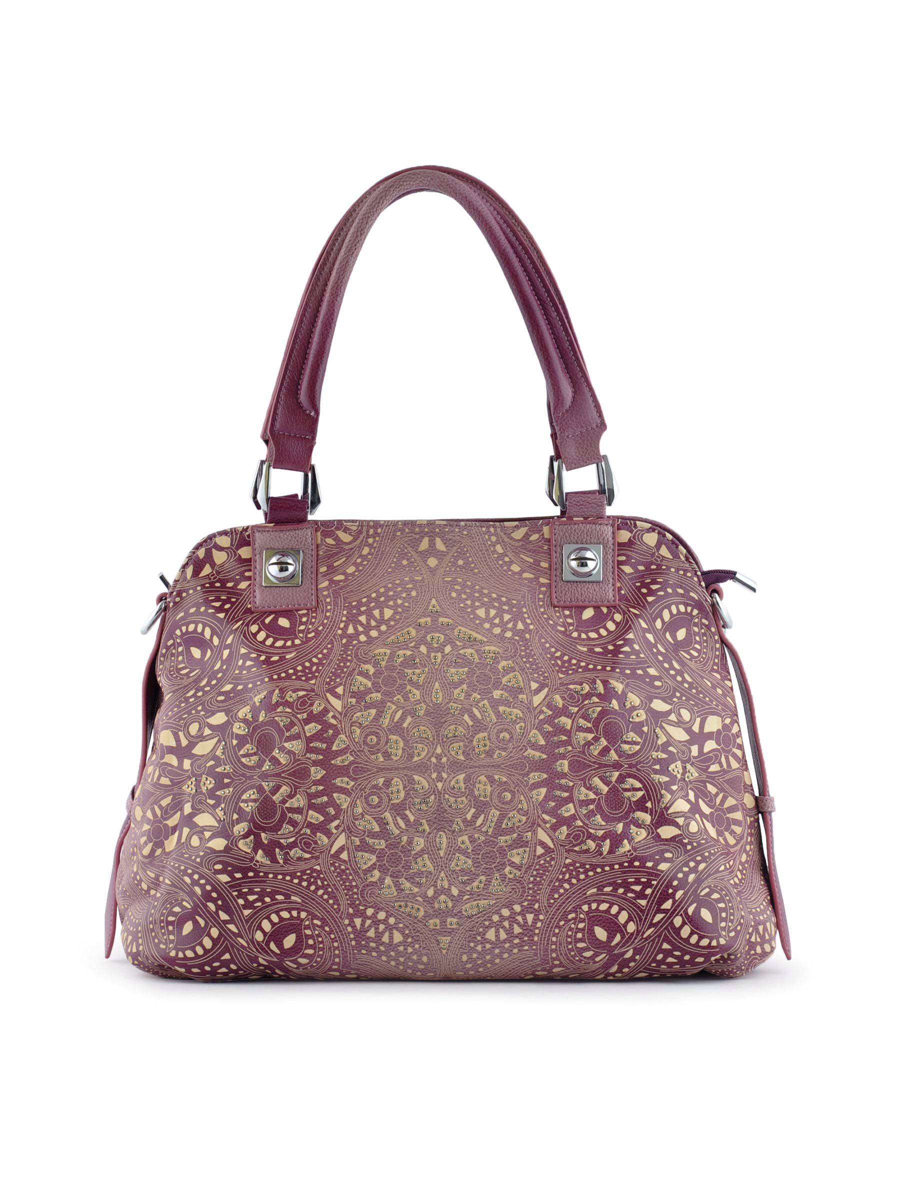 Lino Perros Women Printed Pink Handbag