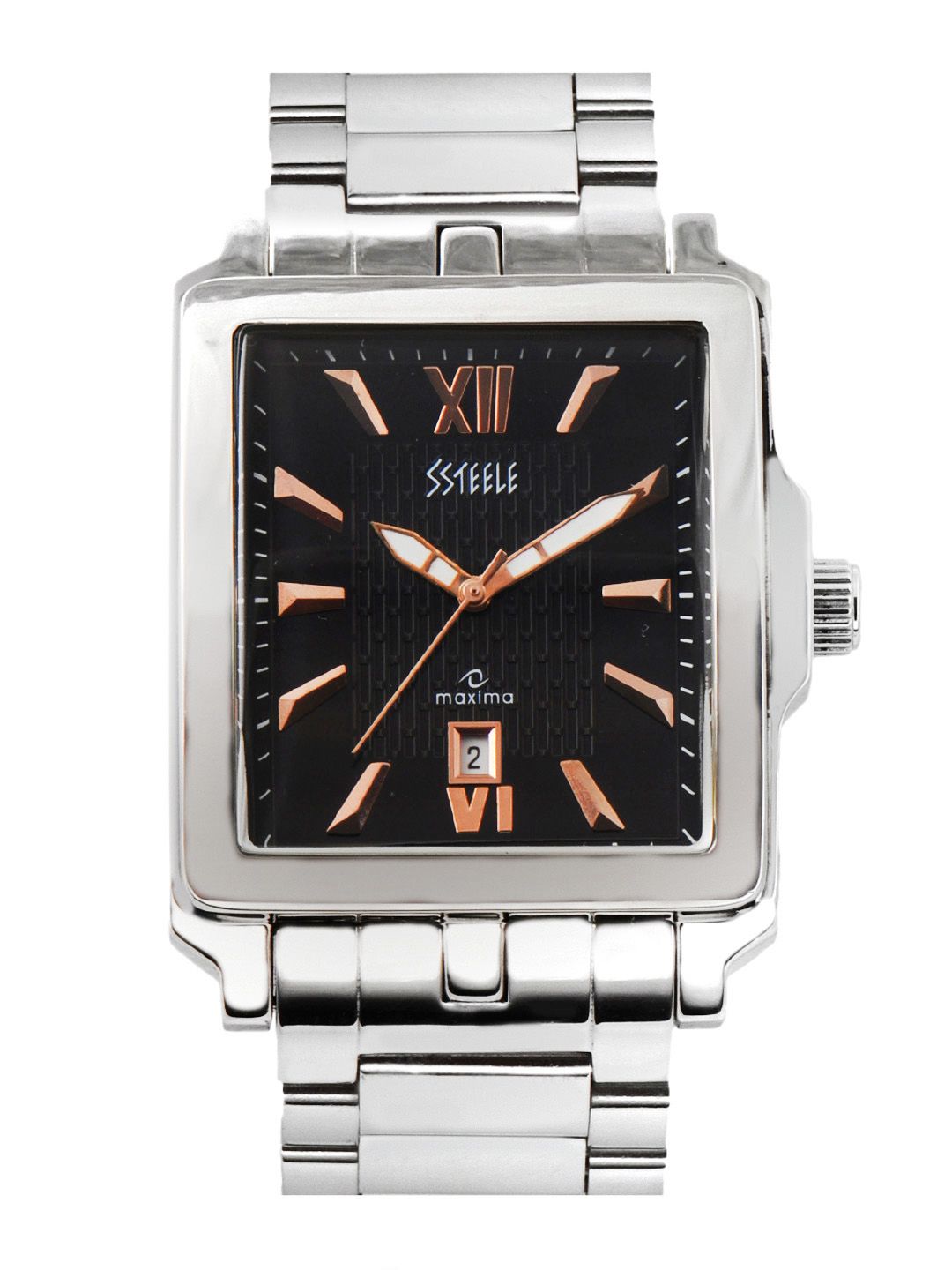 Maxima Men Black Dial Watch