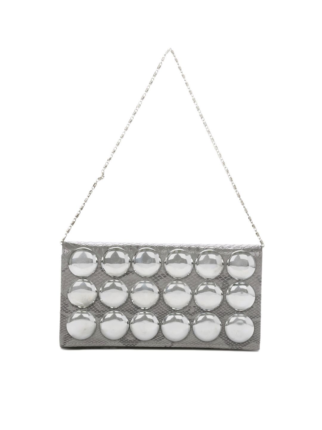 Mod'acc Women Grey Clutch