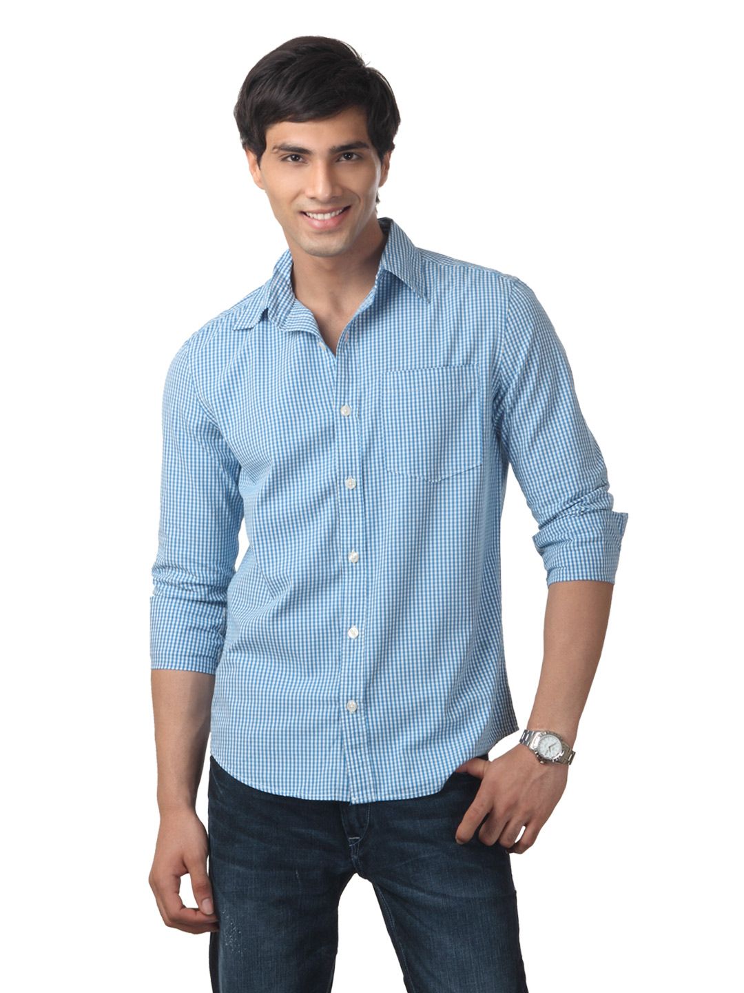 Myntra Men Blue Shirt