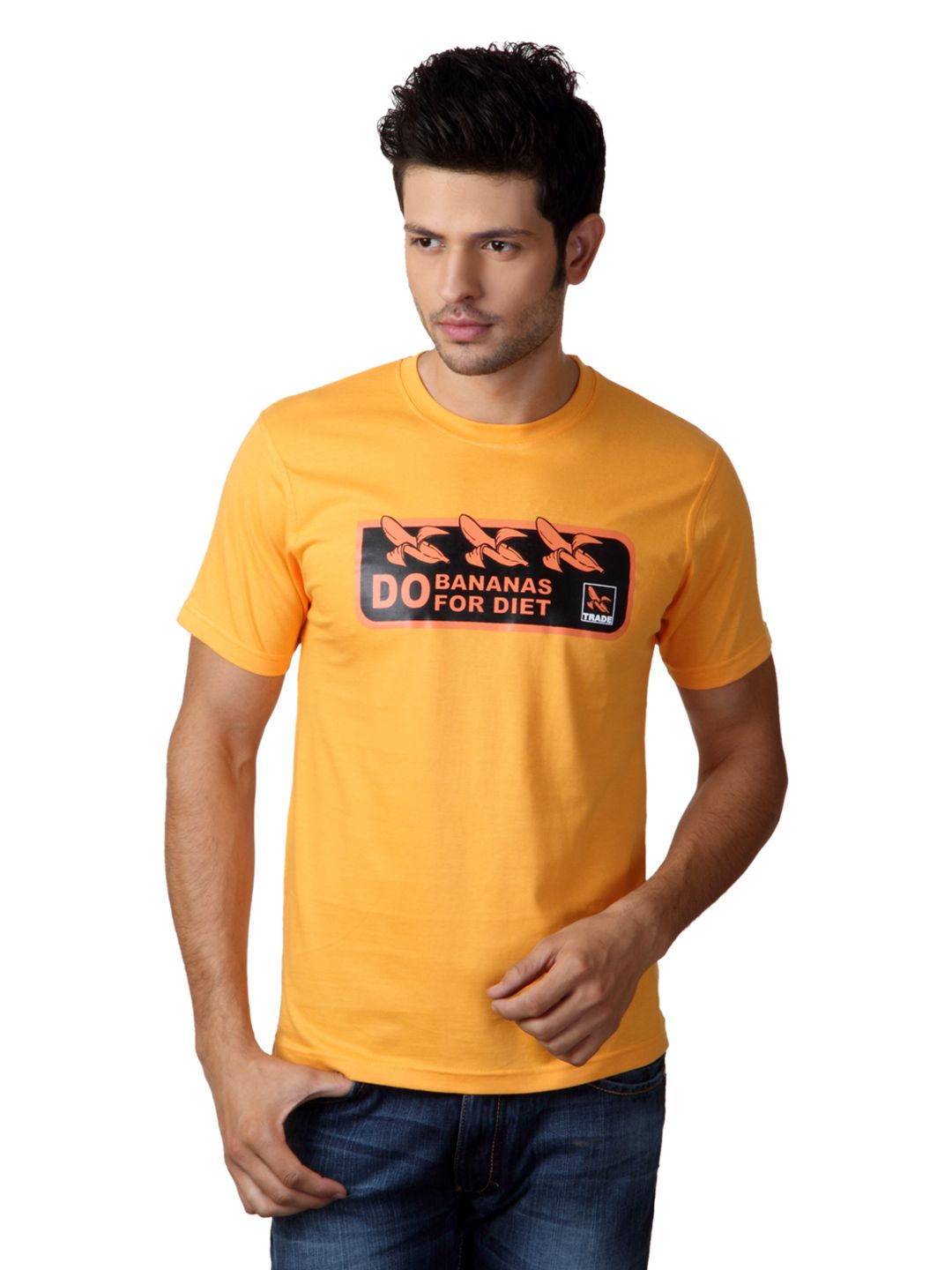 Myntra Men Yellow T-shirt