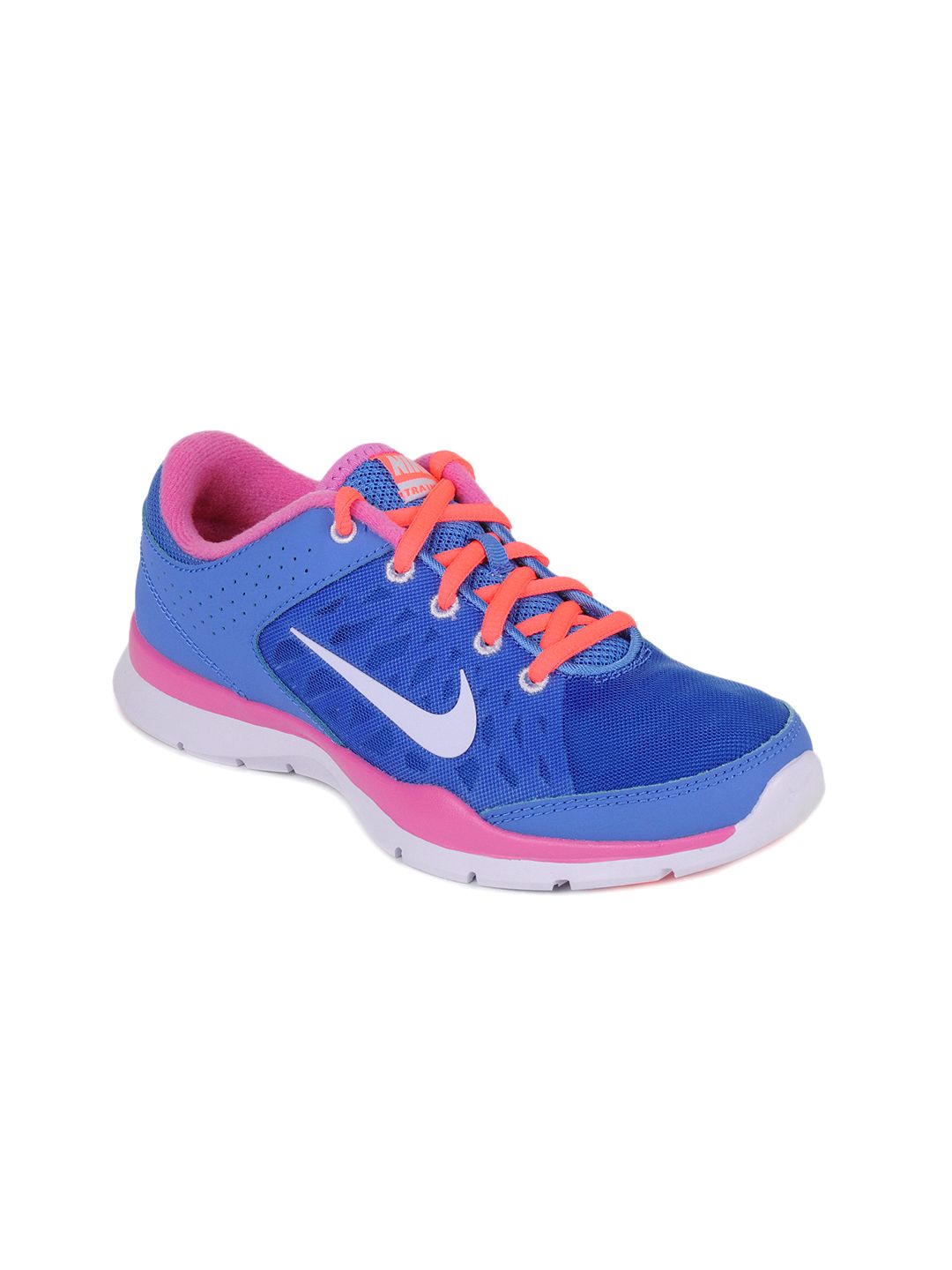 Buy Nike Women Blue & Pink Flex Trainer 3 Sports Shoes - 634 - Footwear ...