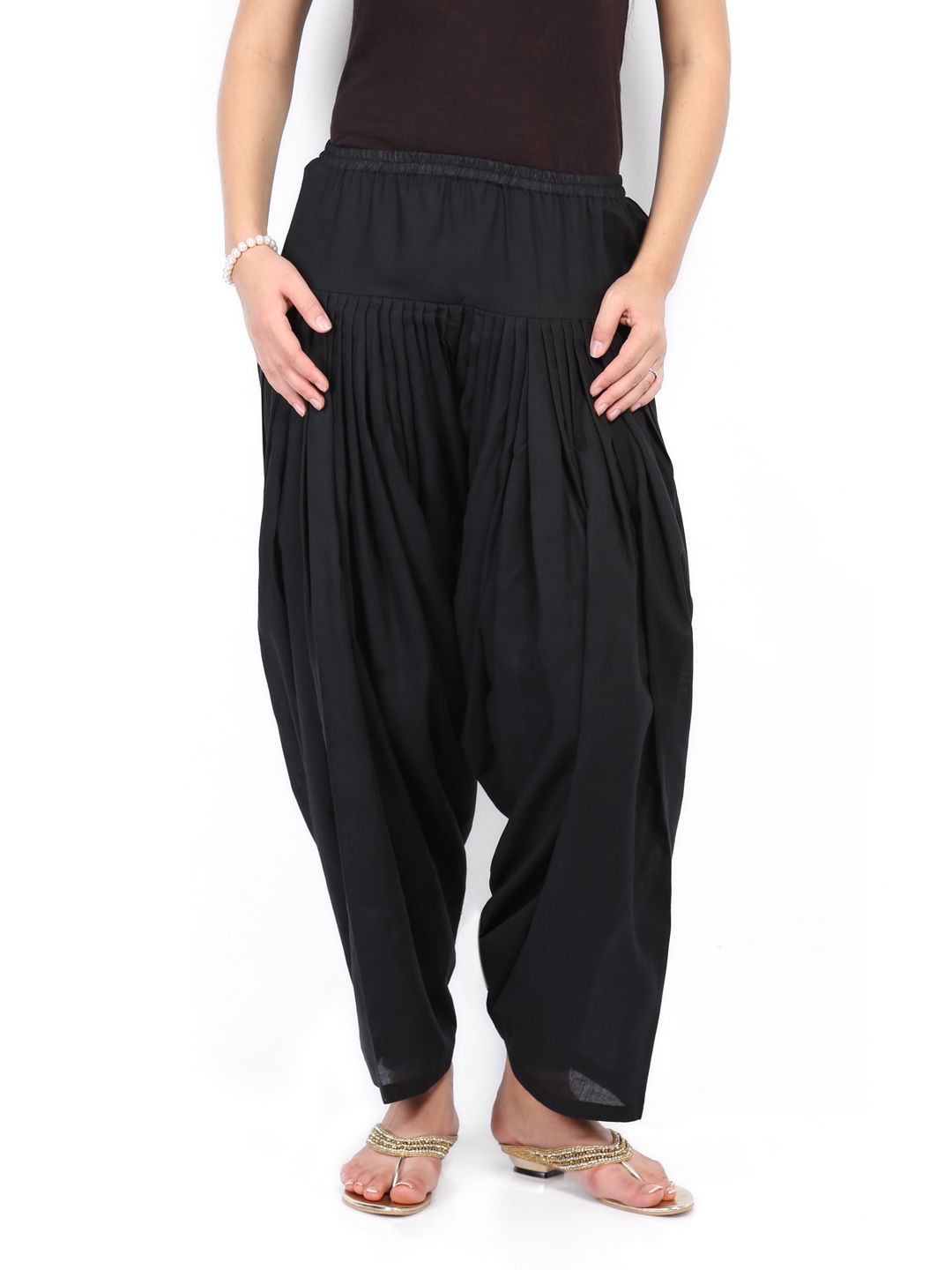 Buy Nikhaar Women Black Patiala Pants - 422 - Apparel for Women - 426358