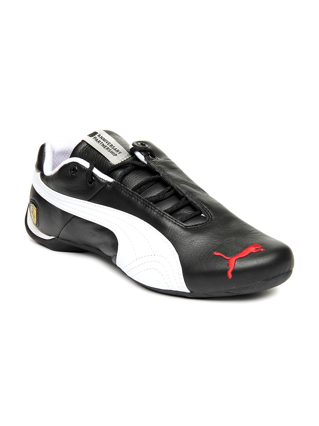 Buy PUMA Men Black Future Cat SF 10 Leather Motorsports Shoes - 634 ...