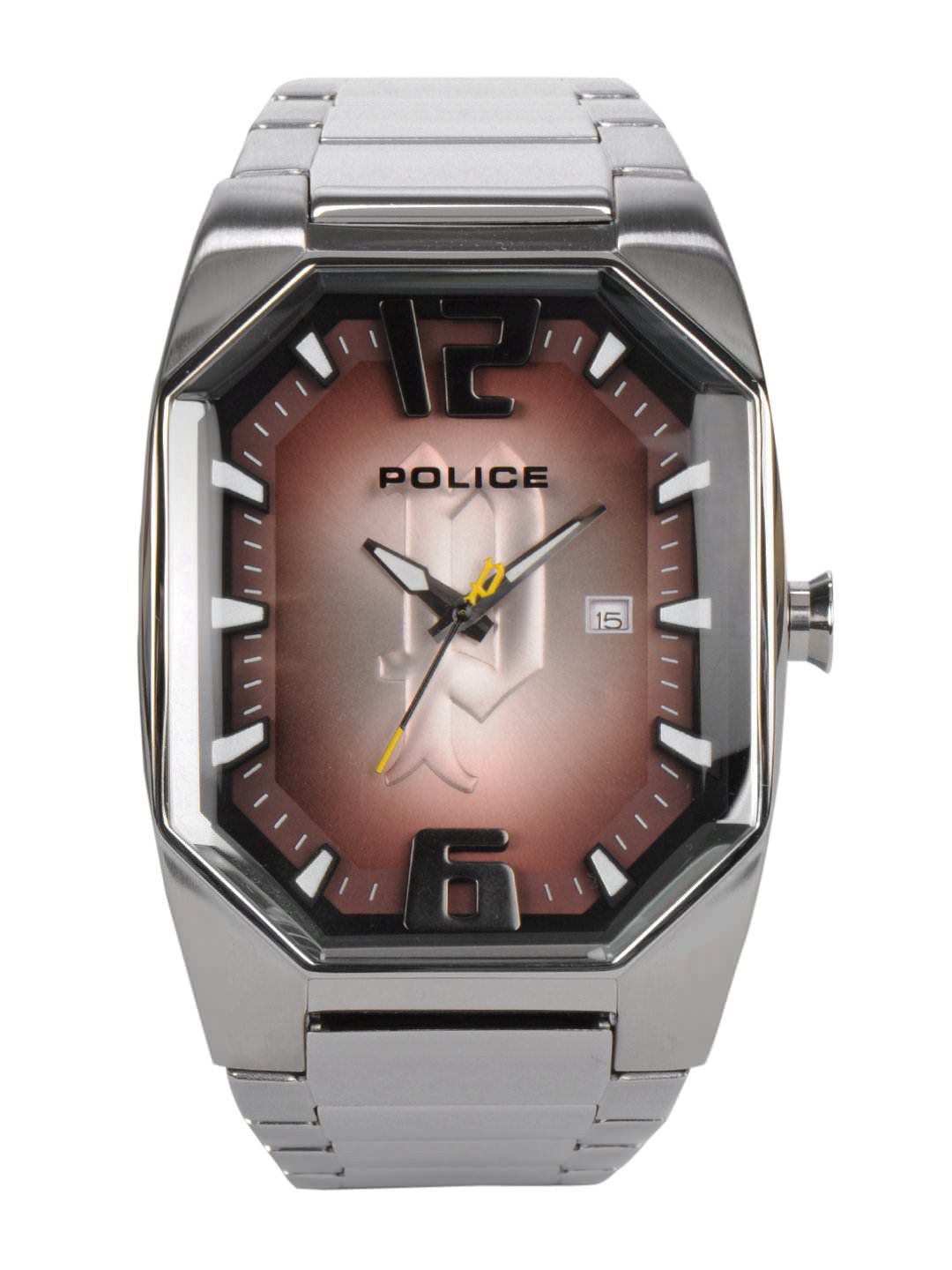 Police Men Copper-Toned Dial Watch PL12895JS
