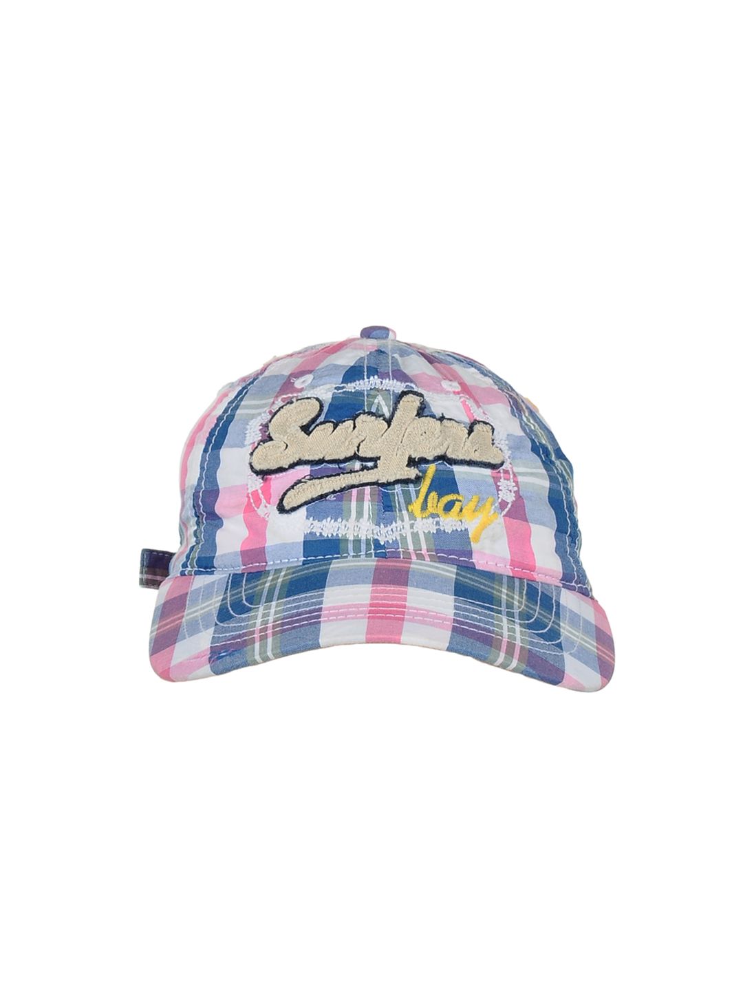 Probase Men Check Blue Cap