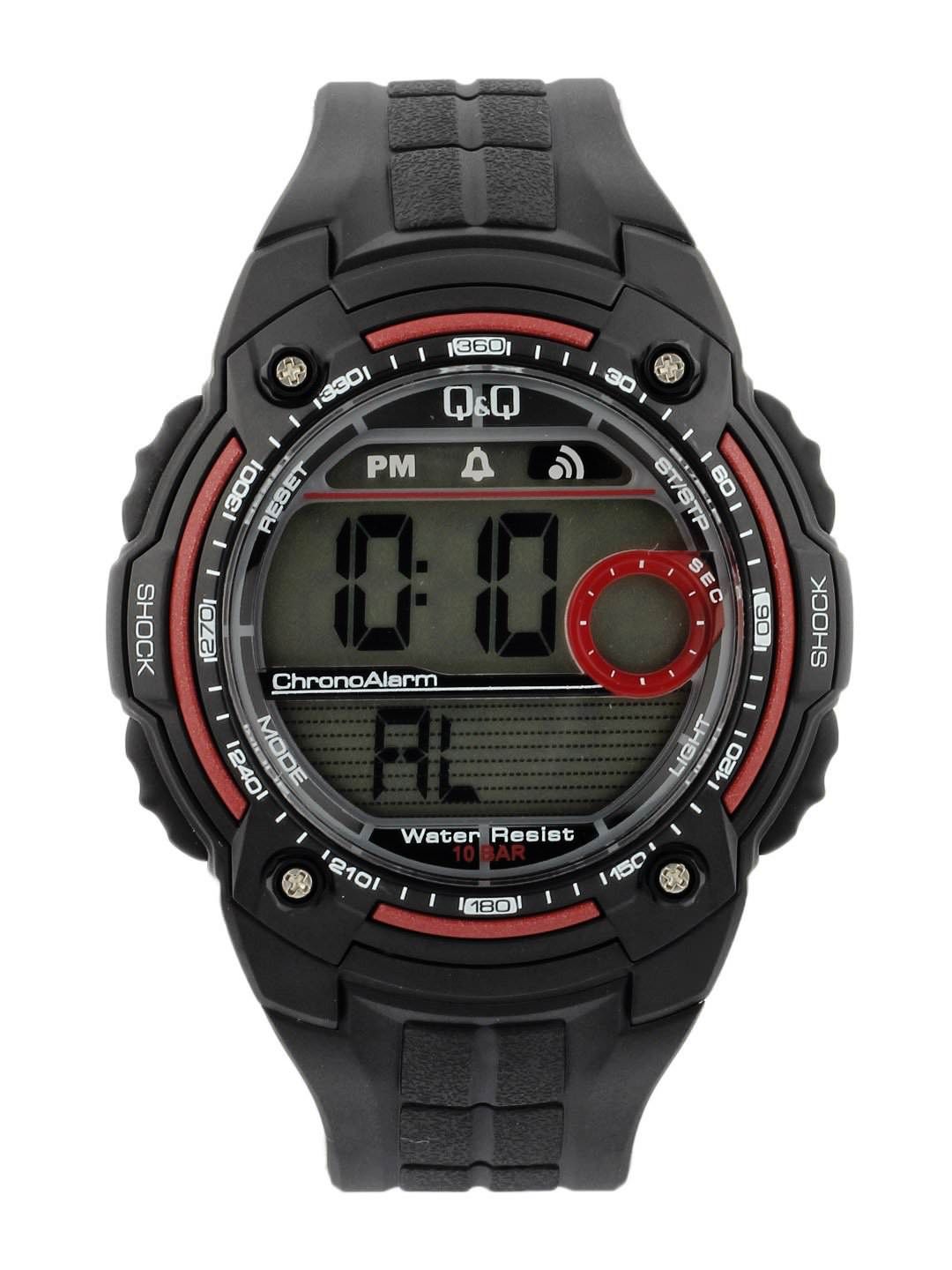 Q&Q Men Black Digital Watch M075J002Y