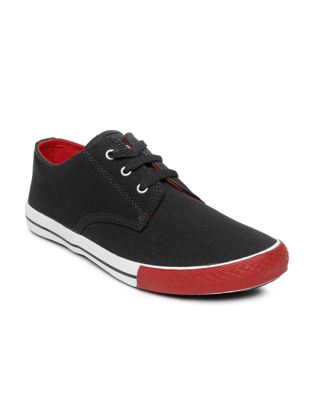 Buy Roadster Men Black Casual Shoes - 632 - Footwear for Men - 305392