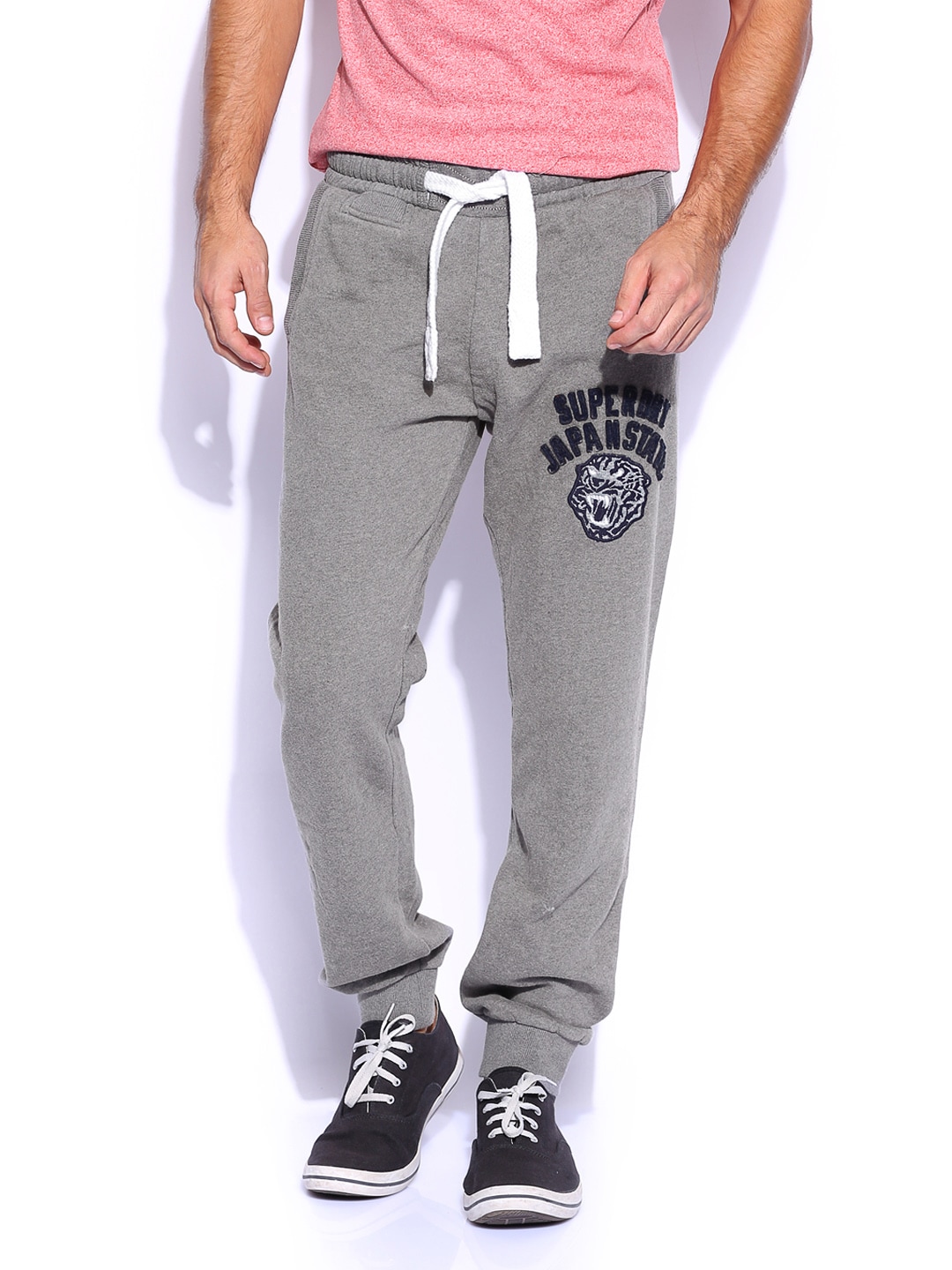 Buy Superdry Men Grey Track Pants - 293 - Apparel for Men - 498091