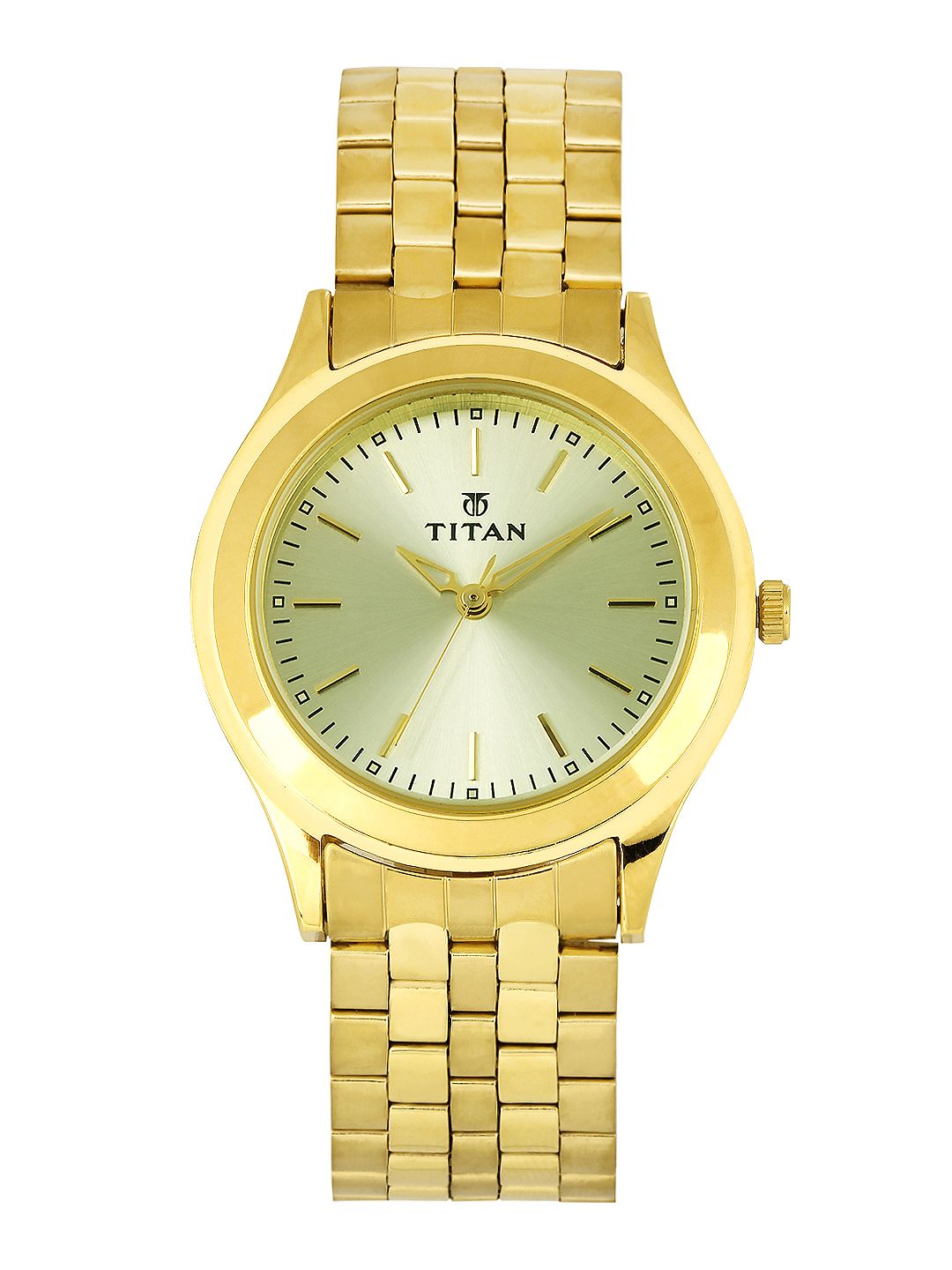 Buy Titan Men Gold Toned Dial Watch NF1578YM05 - Watches for Men