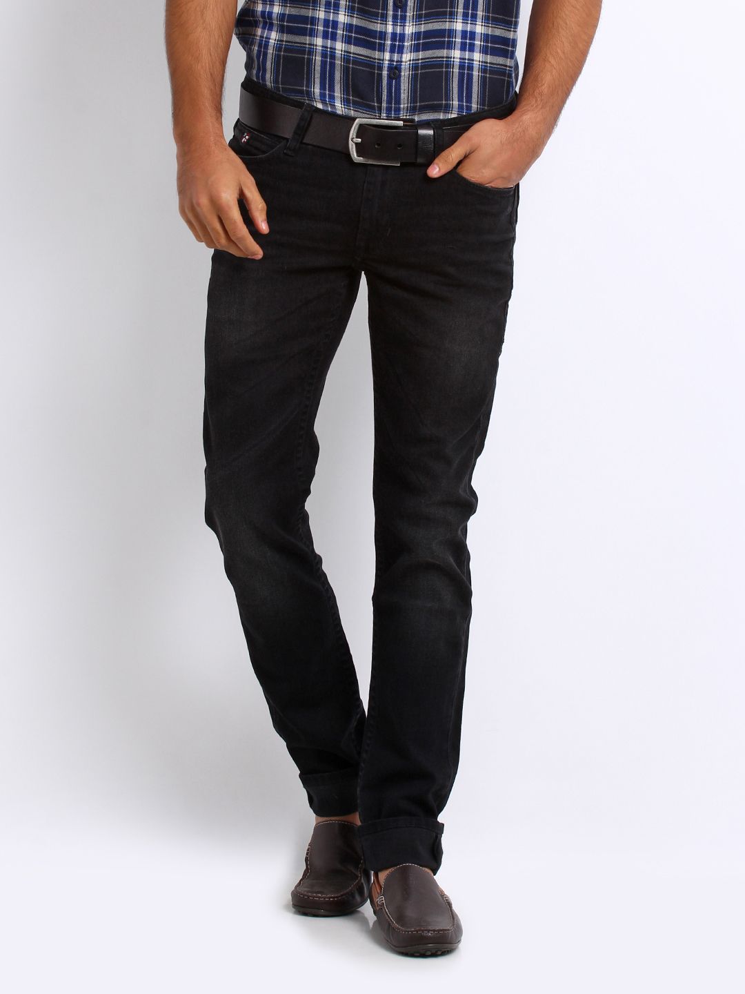 Buy U.S. Polo Assn. Men Black Skinny Fit Jeans - 363 - Apparel for Men ...