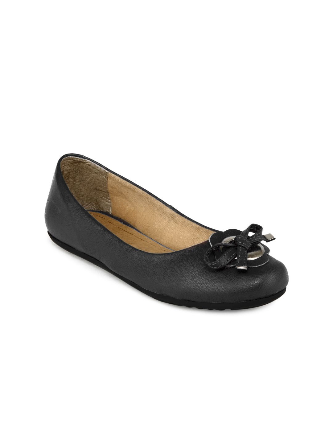 Buy United Colors Of Benetton Women Black Flat Shoes - 444 - Footwear ...