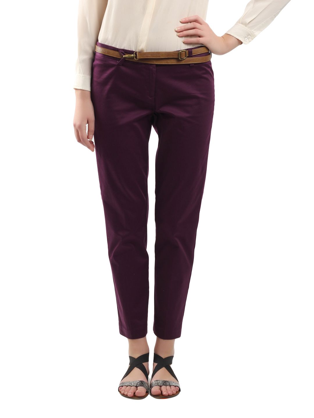 trousers for ladies myntra