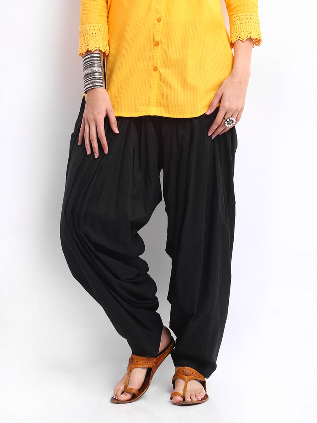 Buy Vishudh Women Black Patiala Pants - 422 - Apparel for Women - 236754